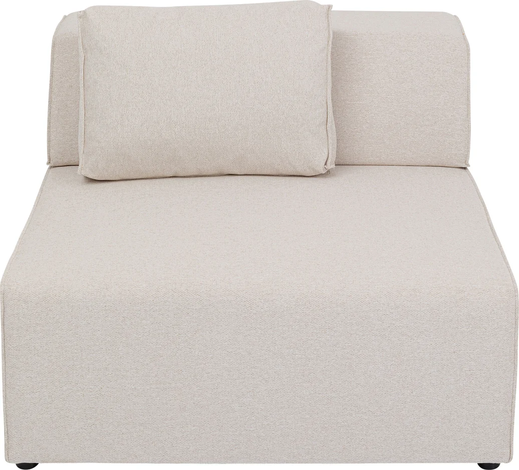 KARE DESIGN Infinity 2-Seater Elements Cream modul, 100 cm - creme polyester og polypropylen