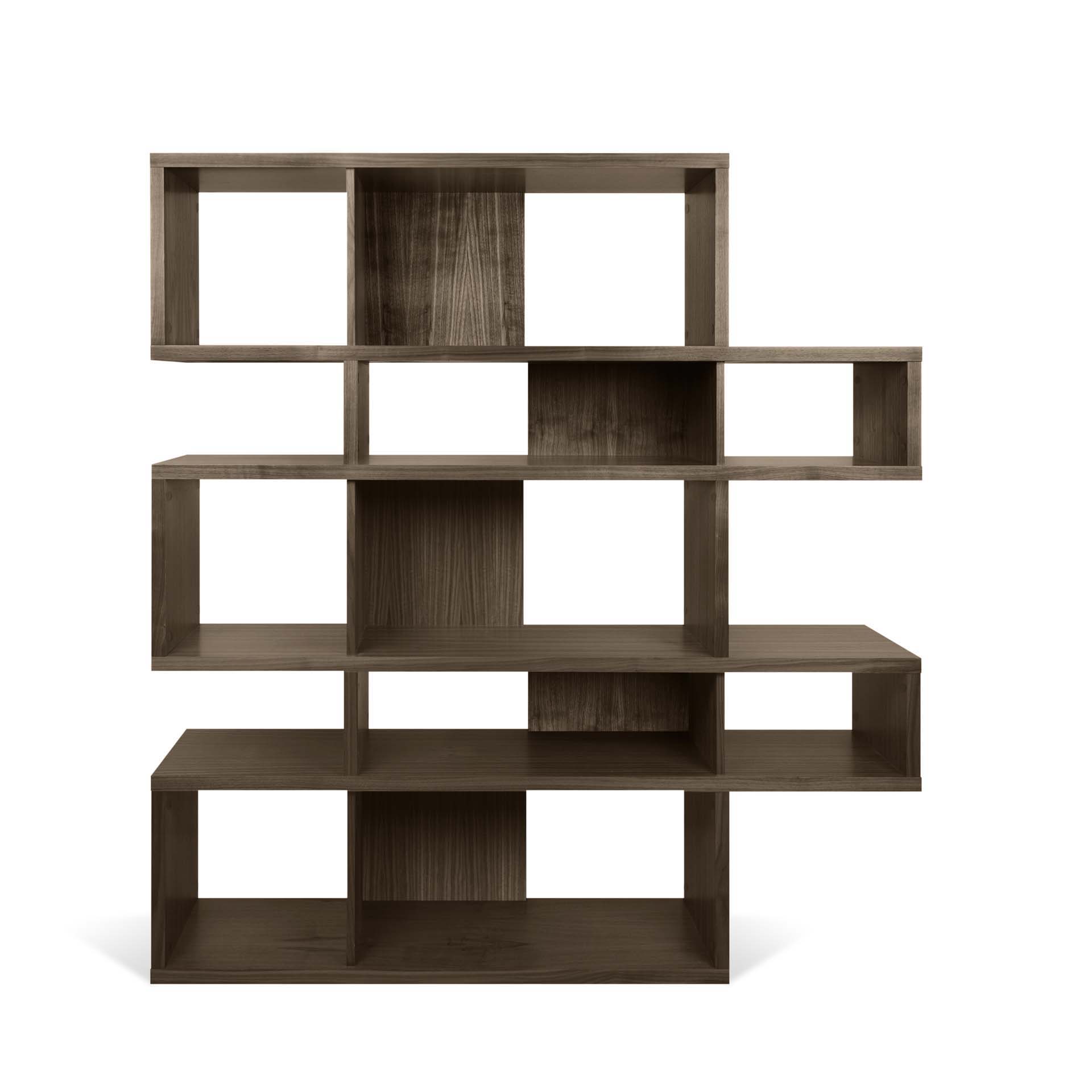 TEMAHOME London Bokhylla 002 - Valnöt - 156x160 cm
