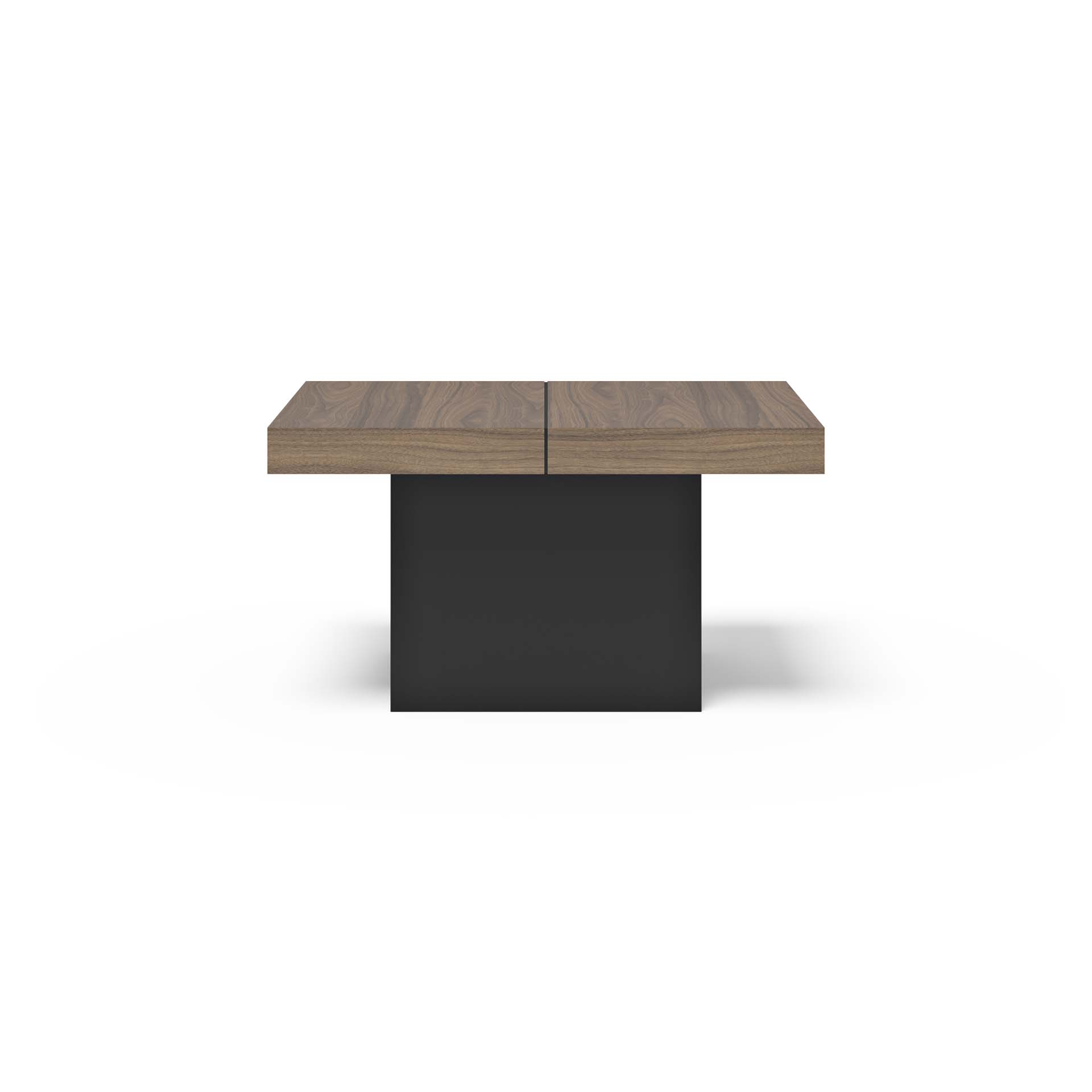 TEMAHOME Chess Sidobord - Valnöt/Svart - 88x65 cm