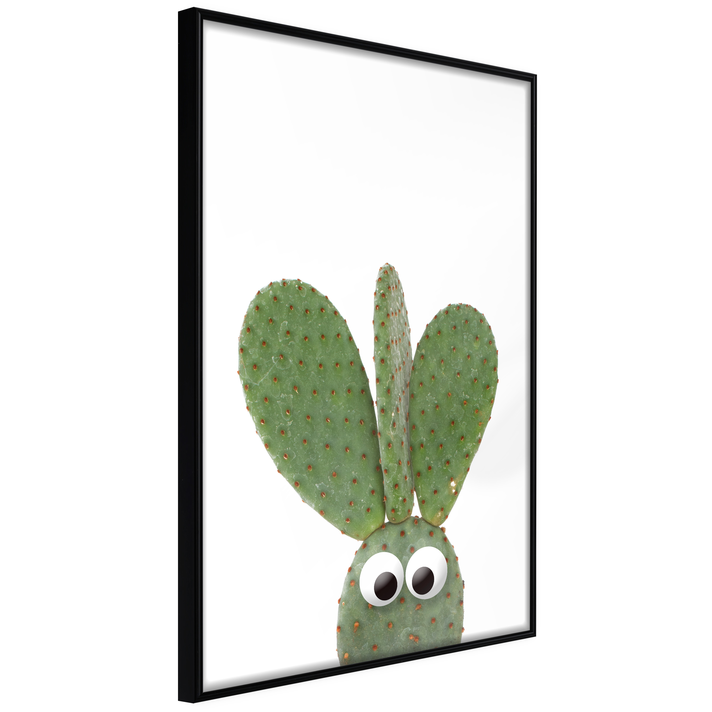 ARTGEIST Plakat med ramme - Funny Cactus III Sort 20x30