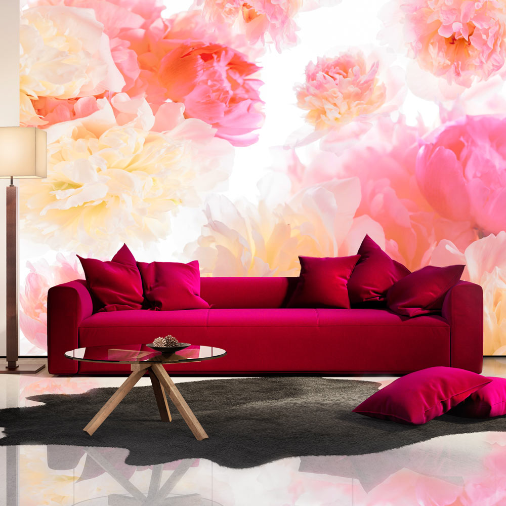 ARTGEIST - Fototapet med farverige blomster - Flere størrelser 350x245