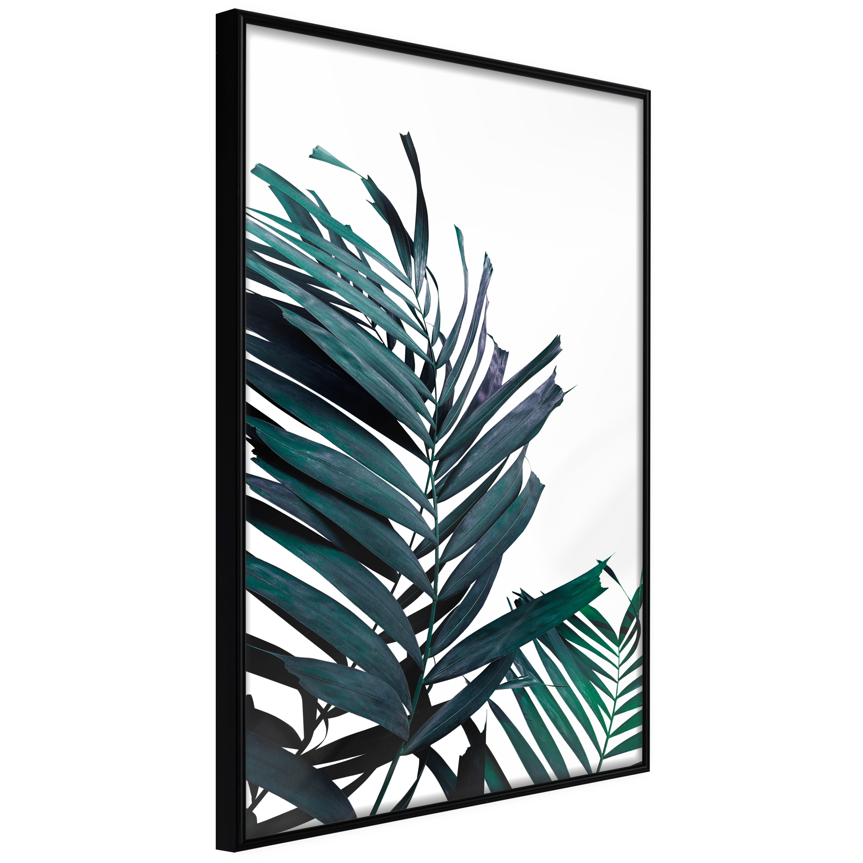 ARTGEIST Plakat med ramme - Evergreen Palm Leaves Guld 20x30