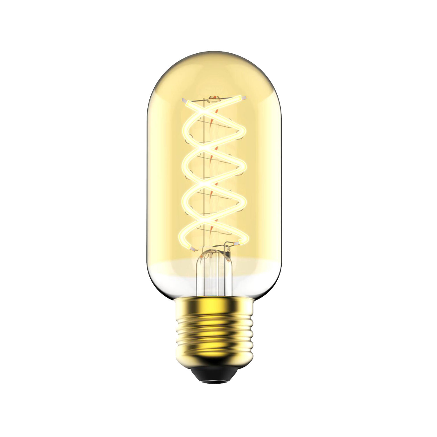 NORDLUX E27 T45 Deco Dim glödlampa - guldfärgat glas