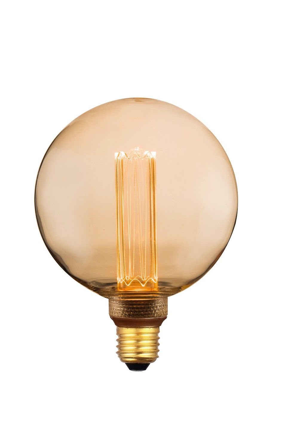 NORDLUX E27 G125 Deco Dim glödlampa - guldfärgat glas