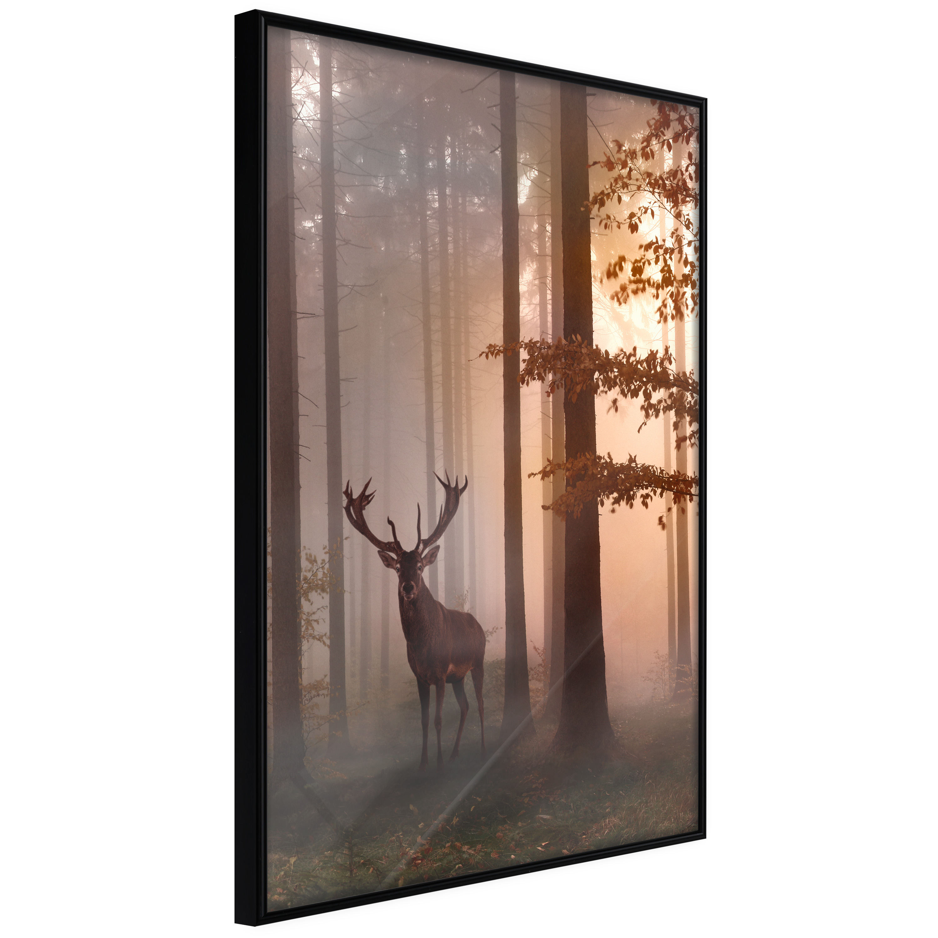 ARTGEIST Plakat med ramme - Forest Seclusion Guld 20x30