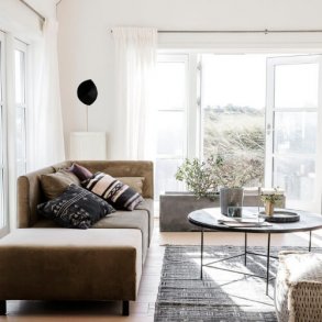 Velour og fløjls puffer