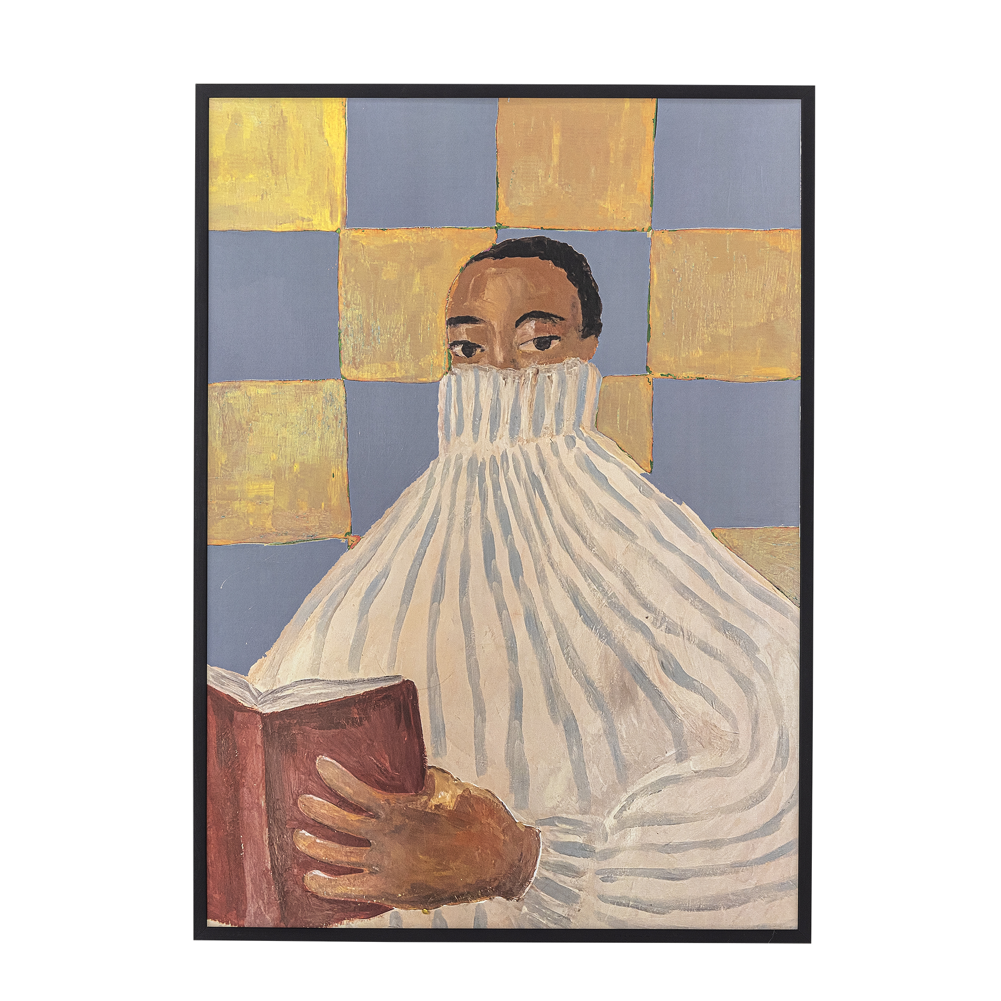 Bloomingville Filicia Illustration Med Ramme Sort Fyr