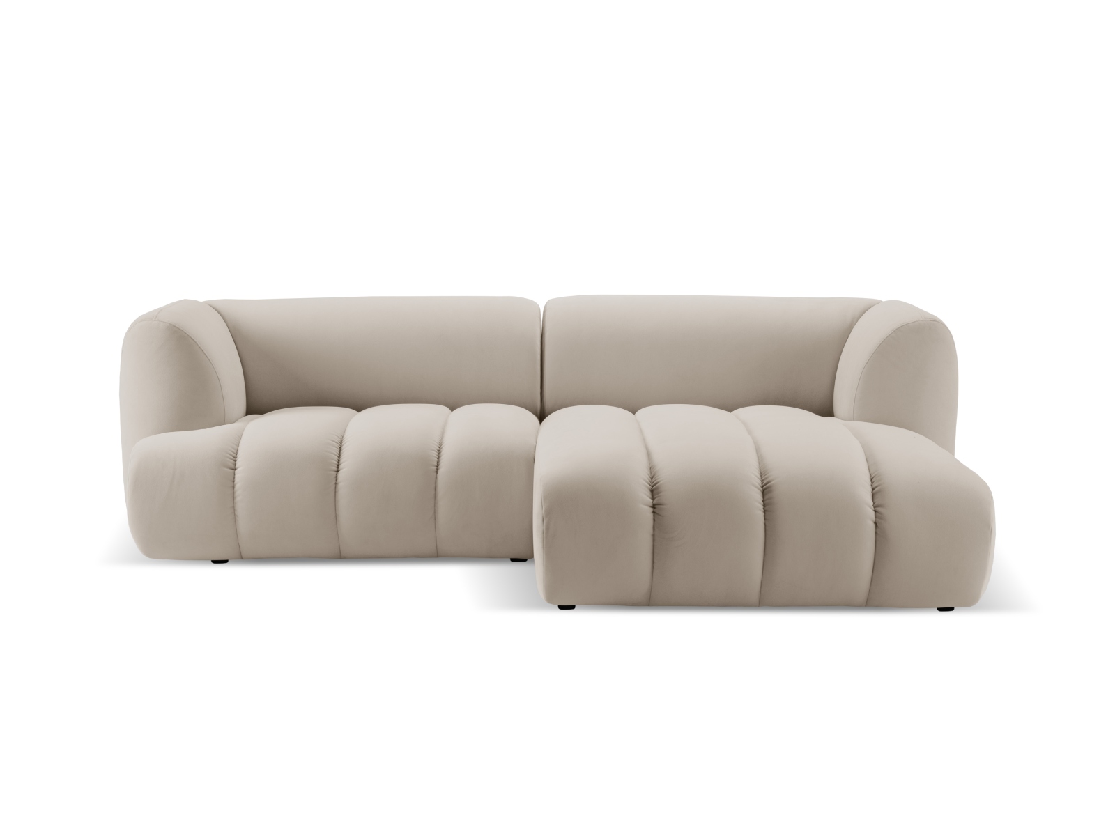 MICADONI  Sammetsmodular höger hörnsoffa, 