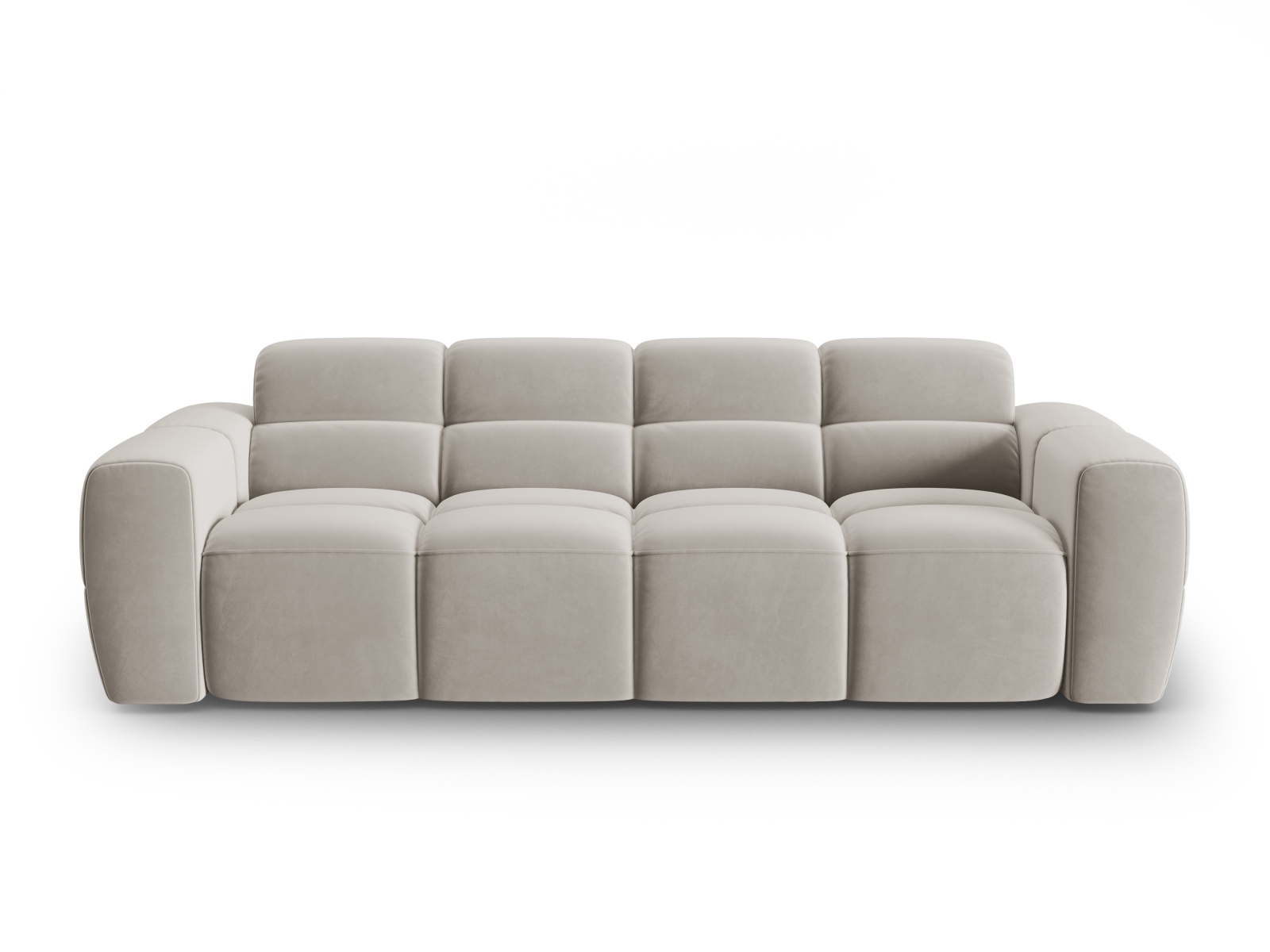 MICADONI  Fløyelssofa, ogquot;Lisaogquot;, 4 seter, 256x101x77