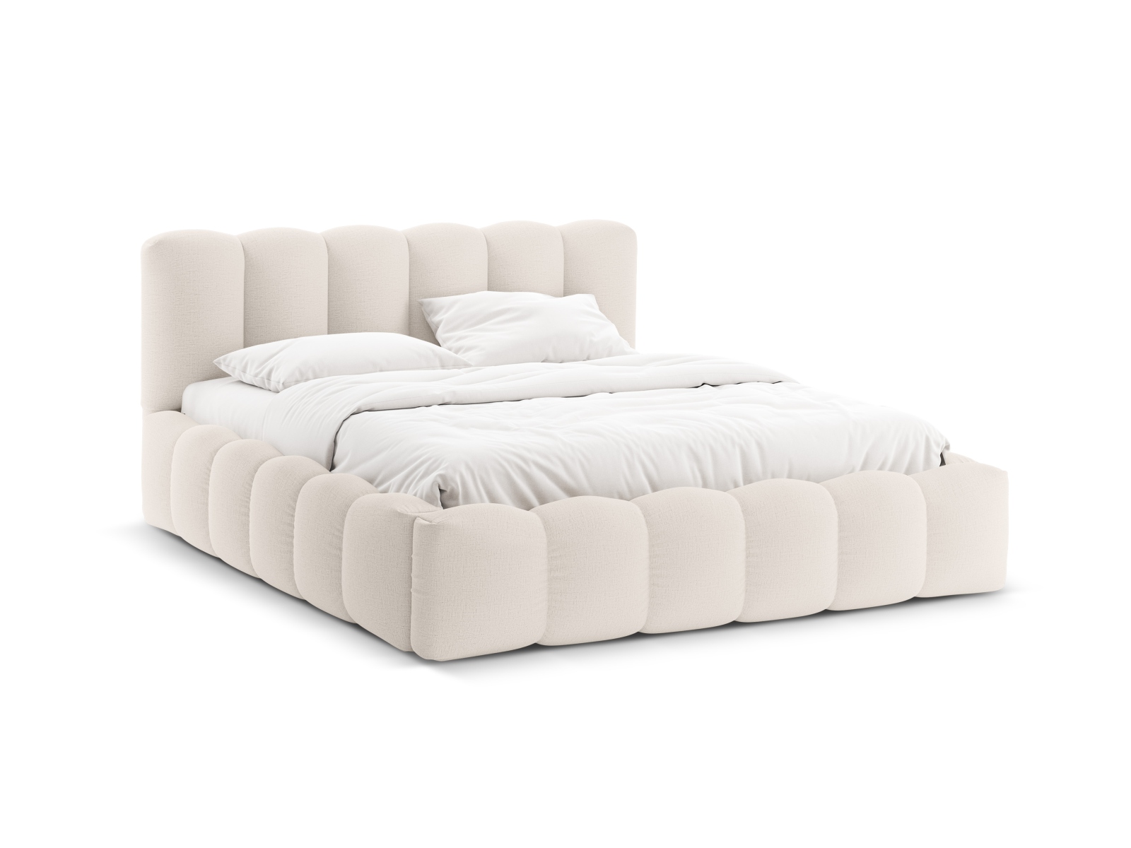 MICADONI  Oppbevaringsseng med sengegavl, ogquot;Lupinogquot;, 226x166x95