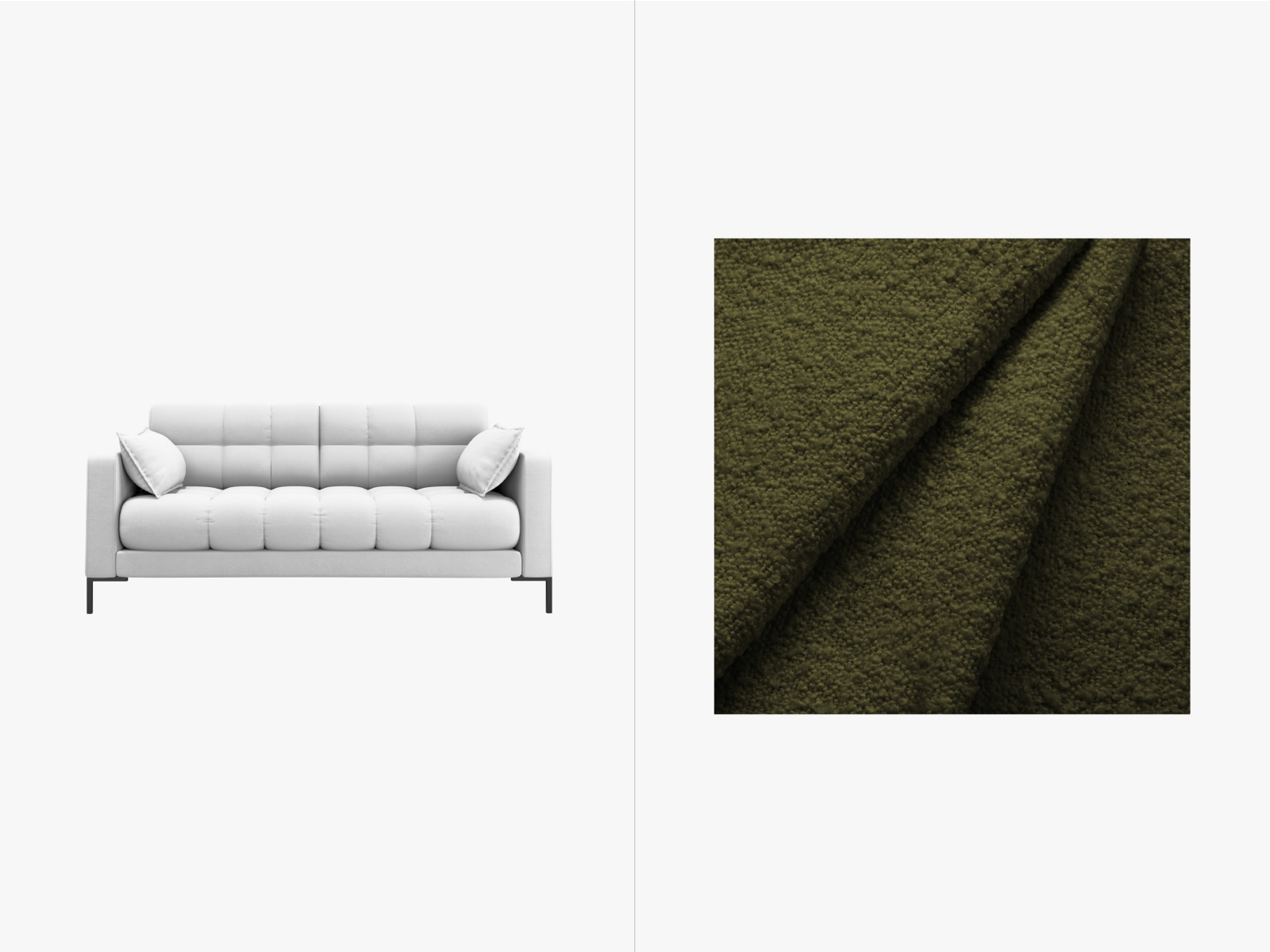 Micadoni Sofa "mamaia" Sæder 152x92x75