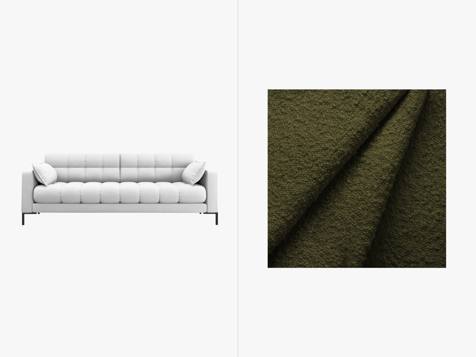 Micadoni Sofa "mamaia" Sæder 217x92x75