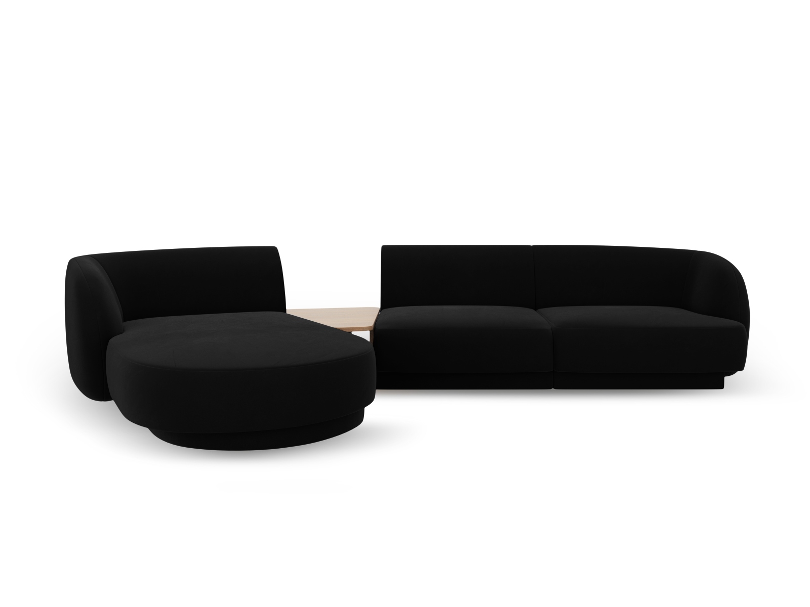 Micadoni Velvet Left Modular Sofa "miley" Sæder 300x145x70