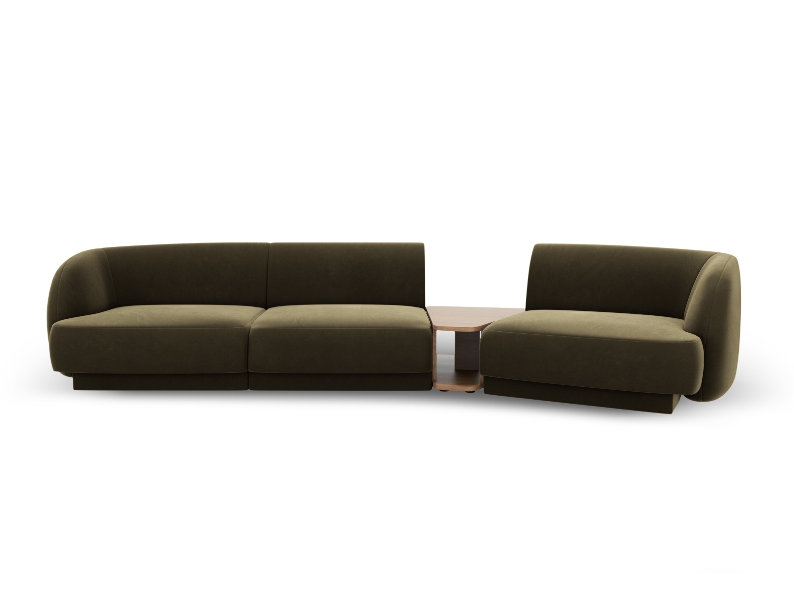 Micadoni Velvet Right Modular Sofa "miley" Sæder 300x118x70