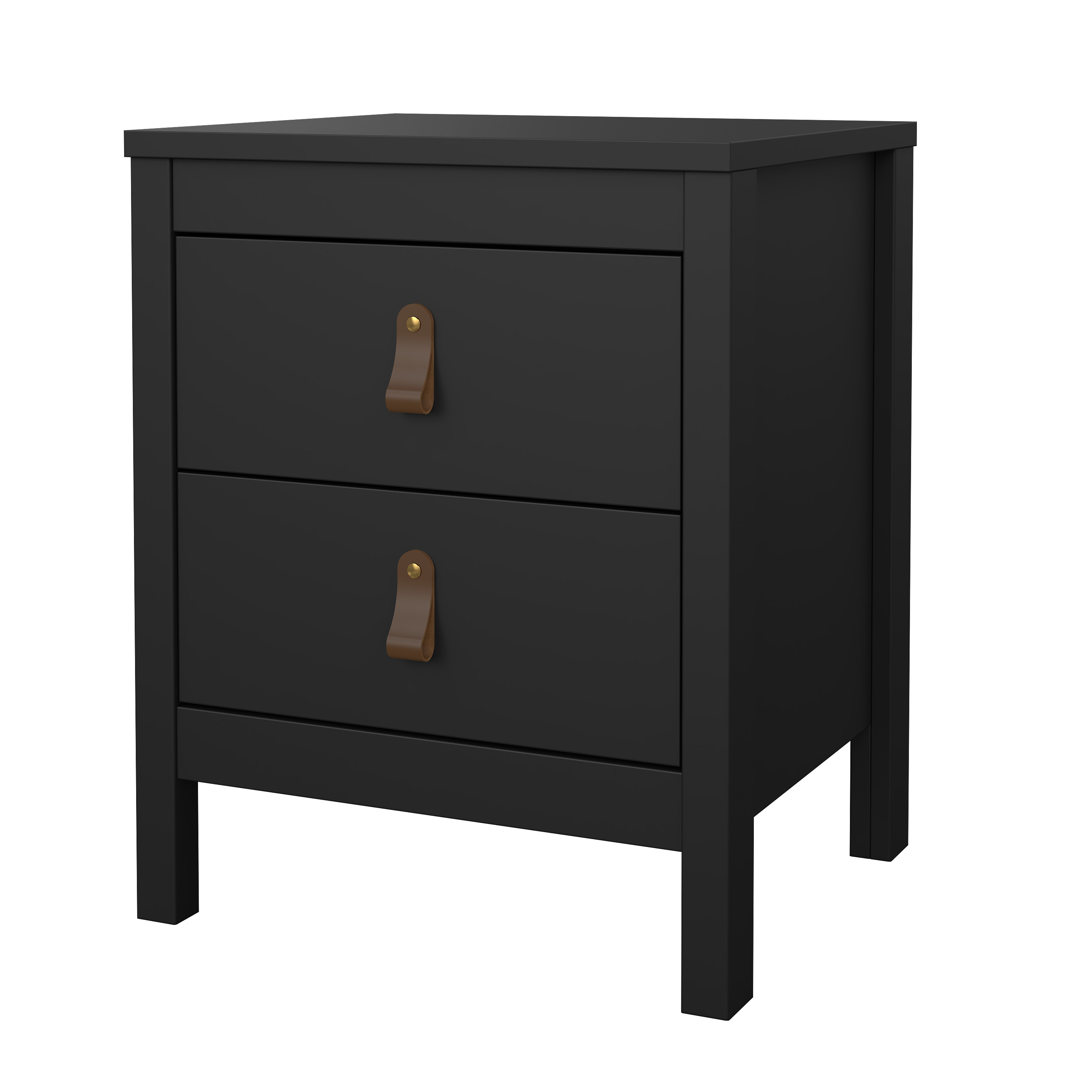 tvilum madrid nattduksbord 2 lådor - paket