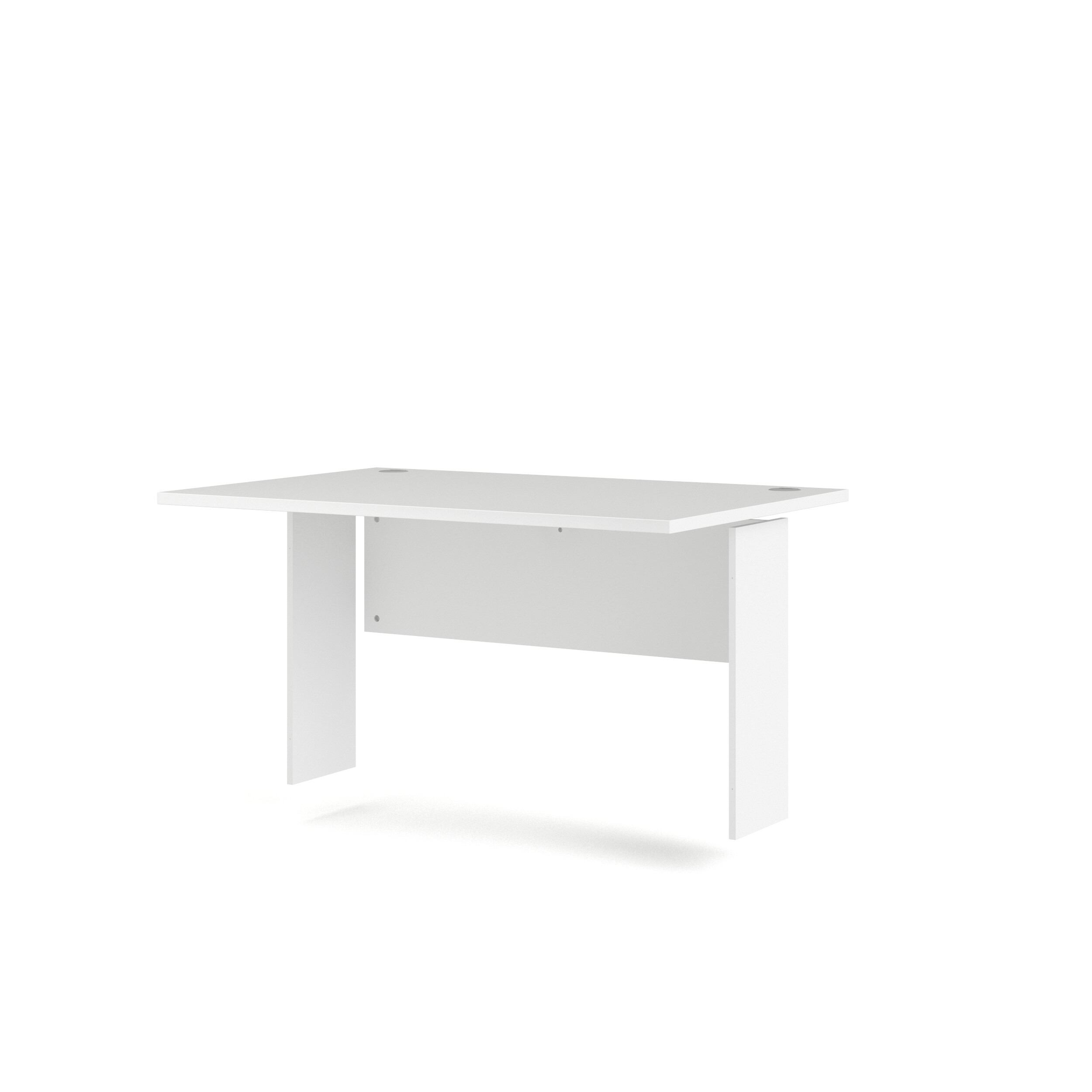 tvilum prima skrivbordsskiva med sidopanel - parcel