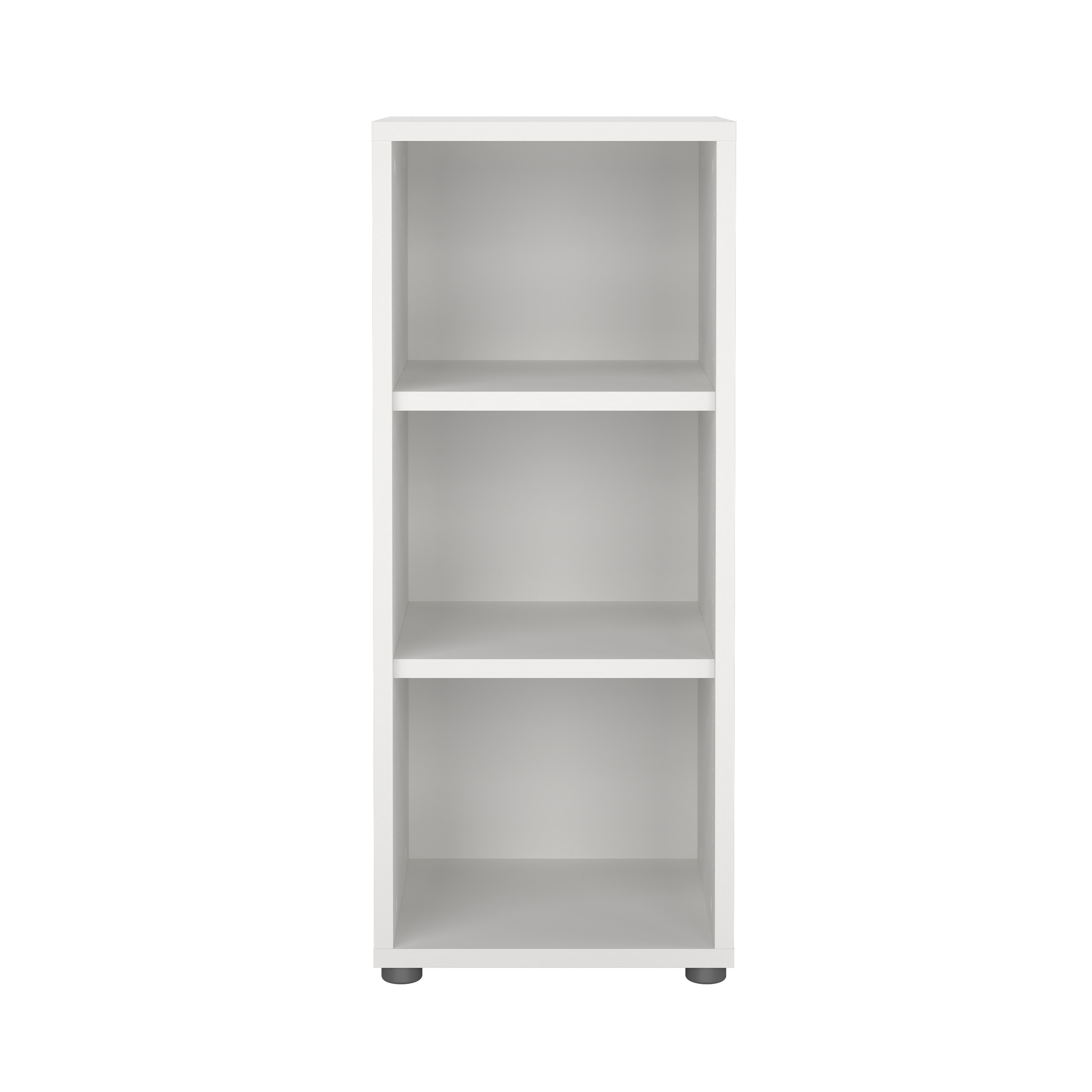 TVILUM Prima bogreol, m. 2 hylder - hvid træ