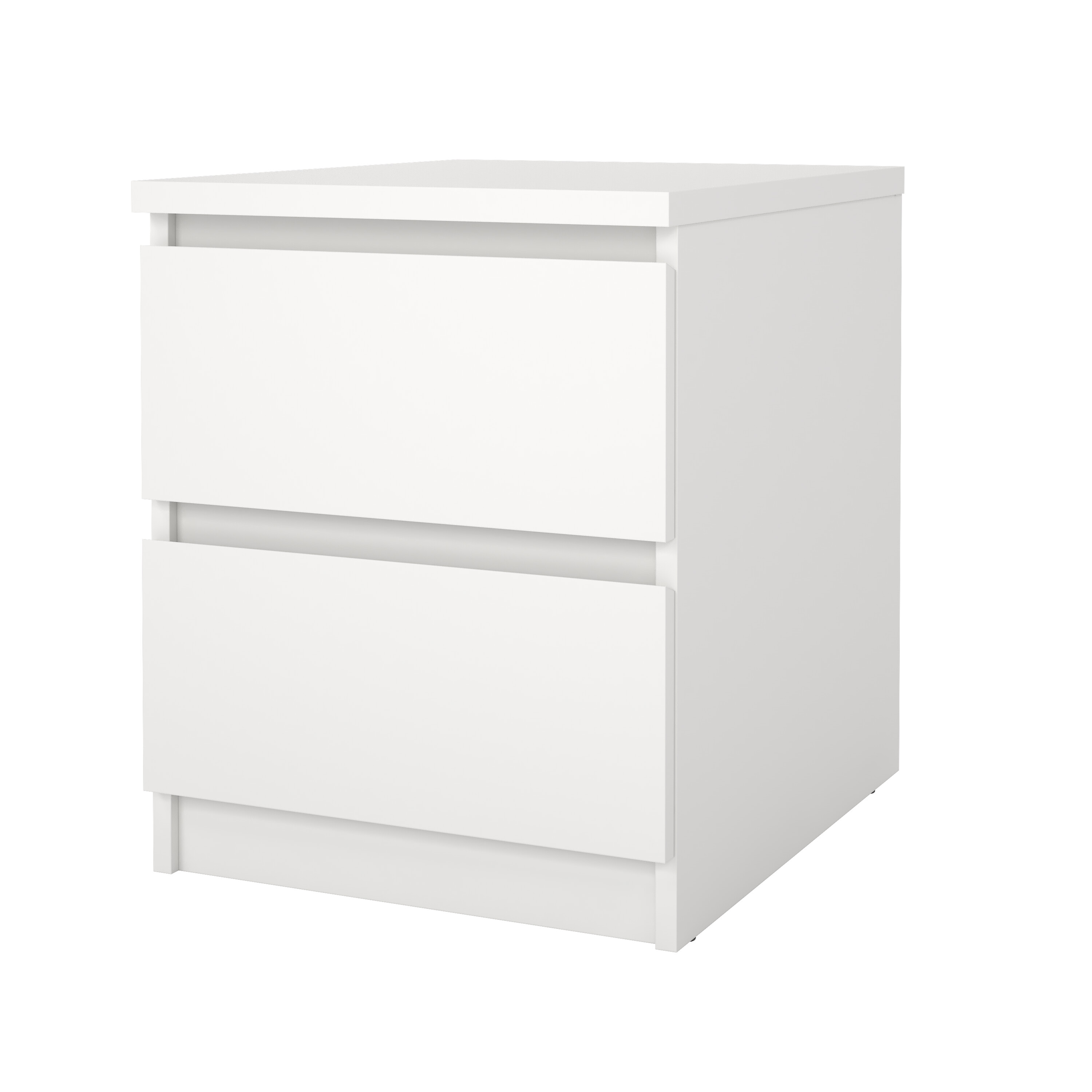 tvilum naia nattduksbord med 2 lådor - paket