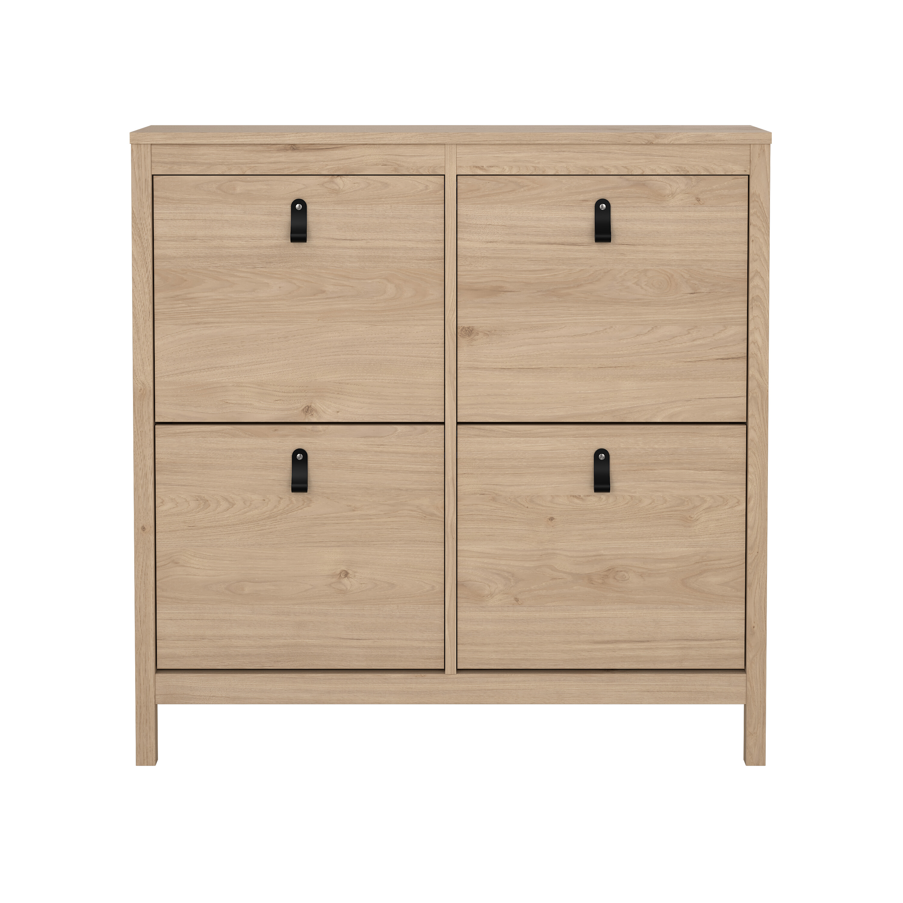 TVILUM Madrid skoskab, m. 4 vippelåger - Jackson Hickory træ