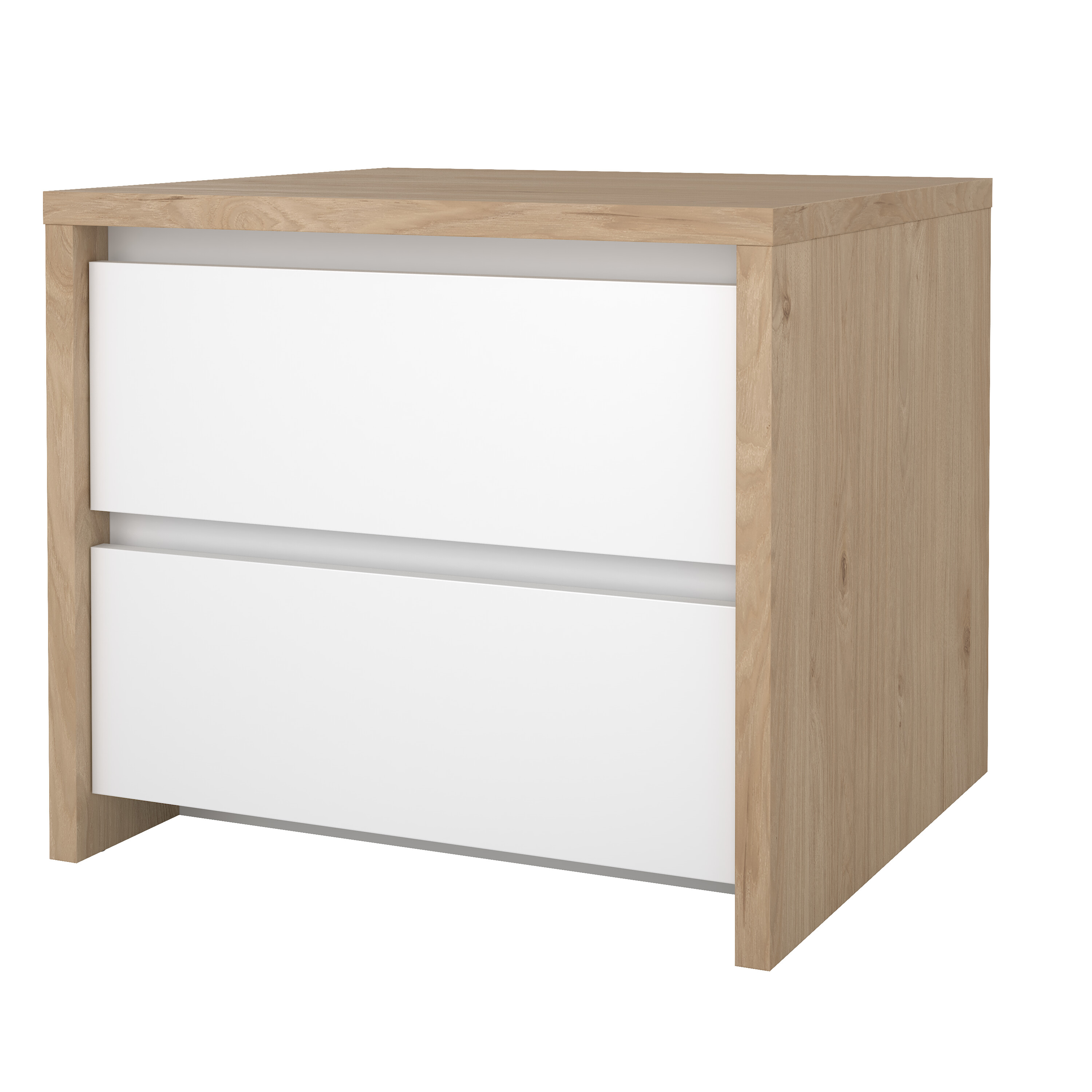 tvilum next nattduksbord 2 lådor - paket