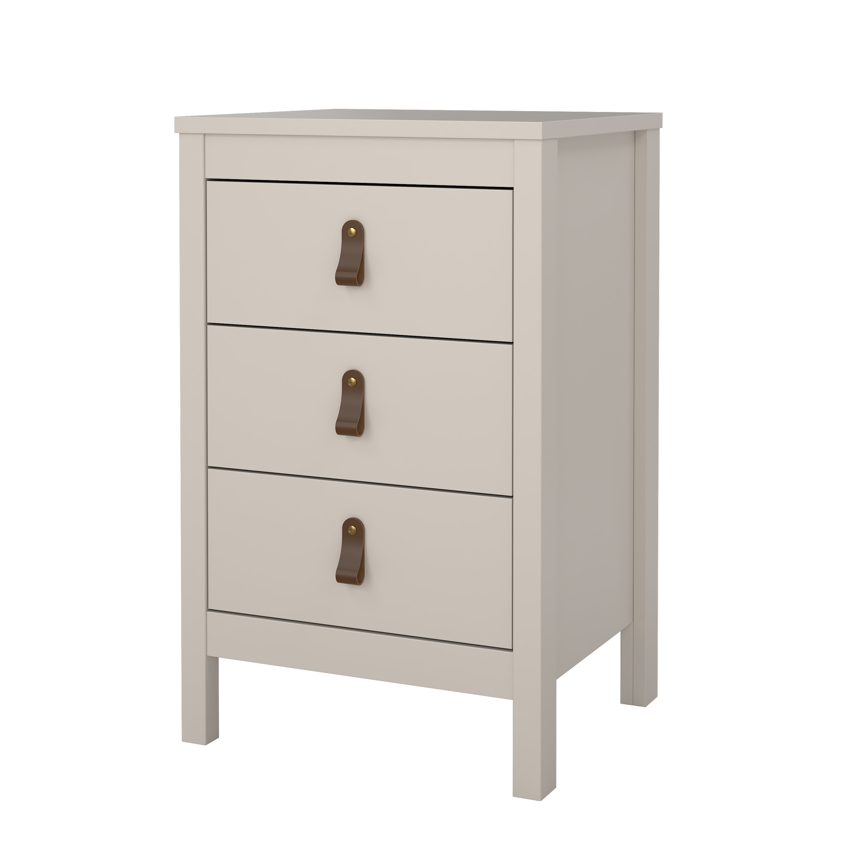 tvilum madrid nattduksbord med 3 lådor - parcel