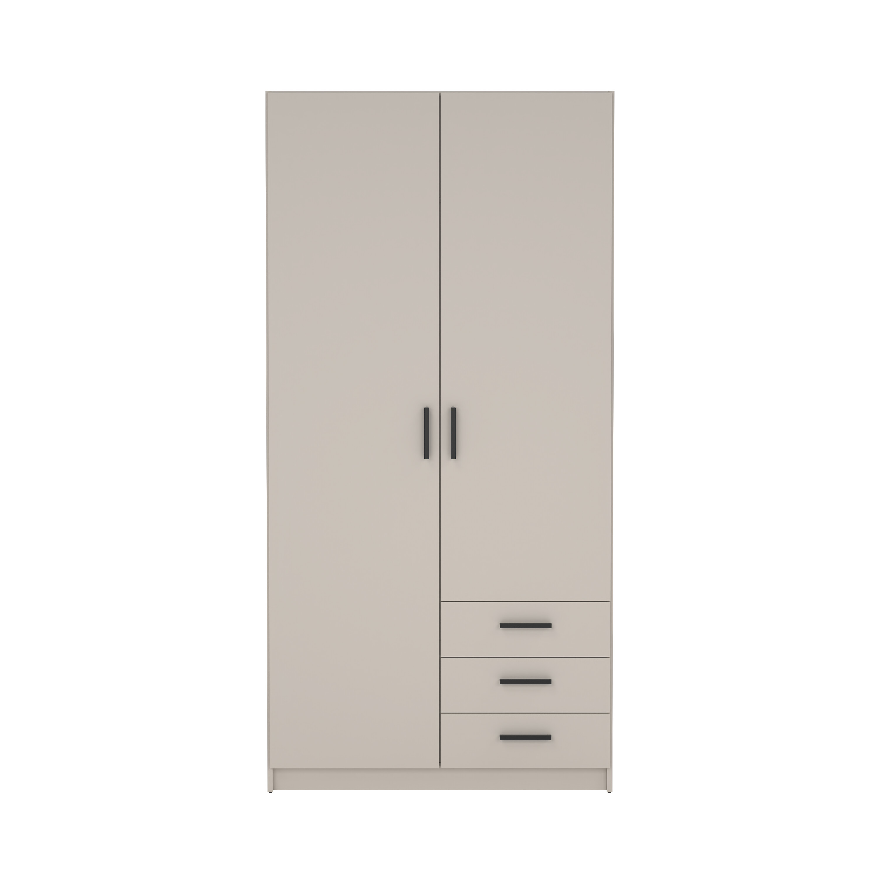 sprint garderob 2 dörrar + 3 lådor - paket