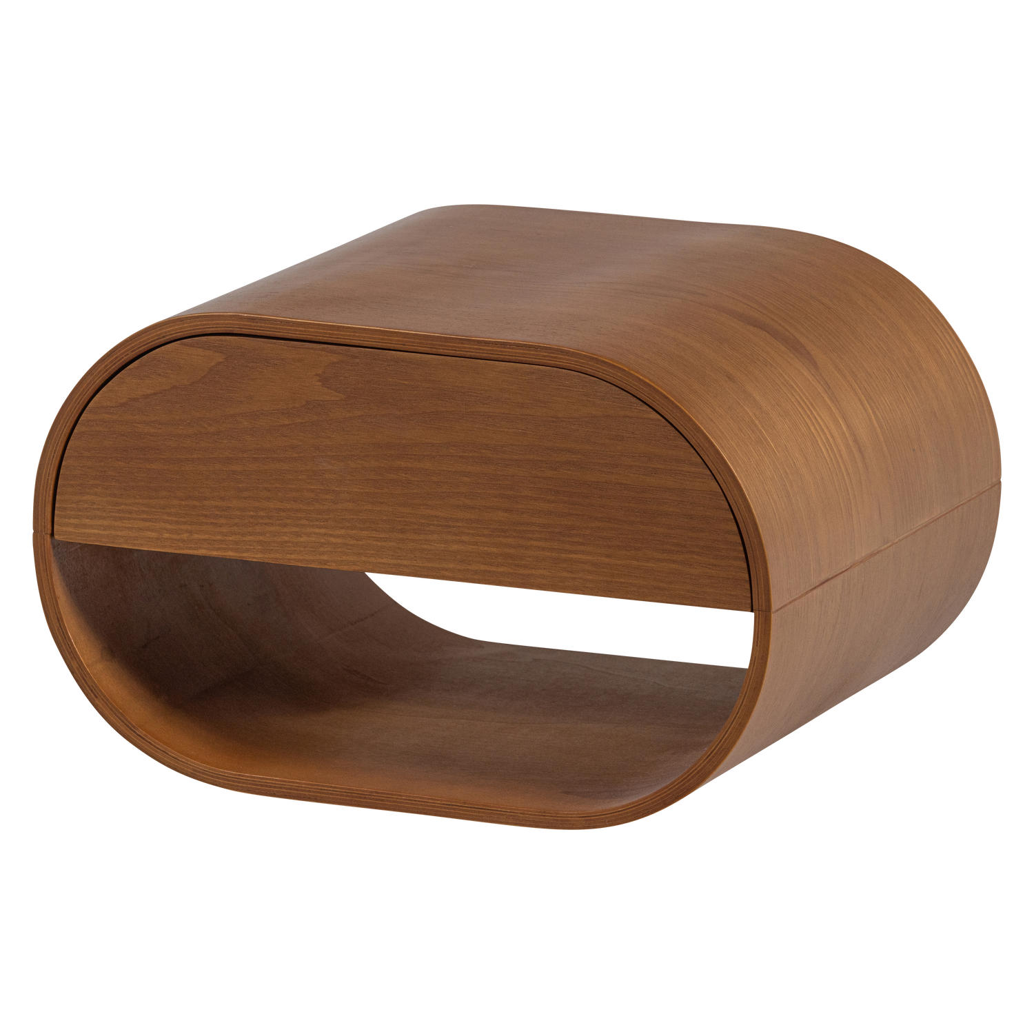 woood momo hängande byrå/nattduksbord trä brun [fsc]