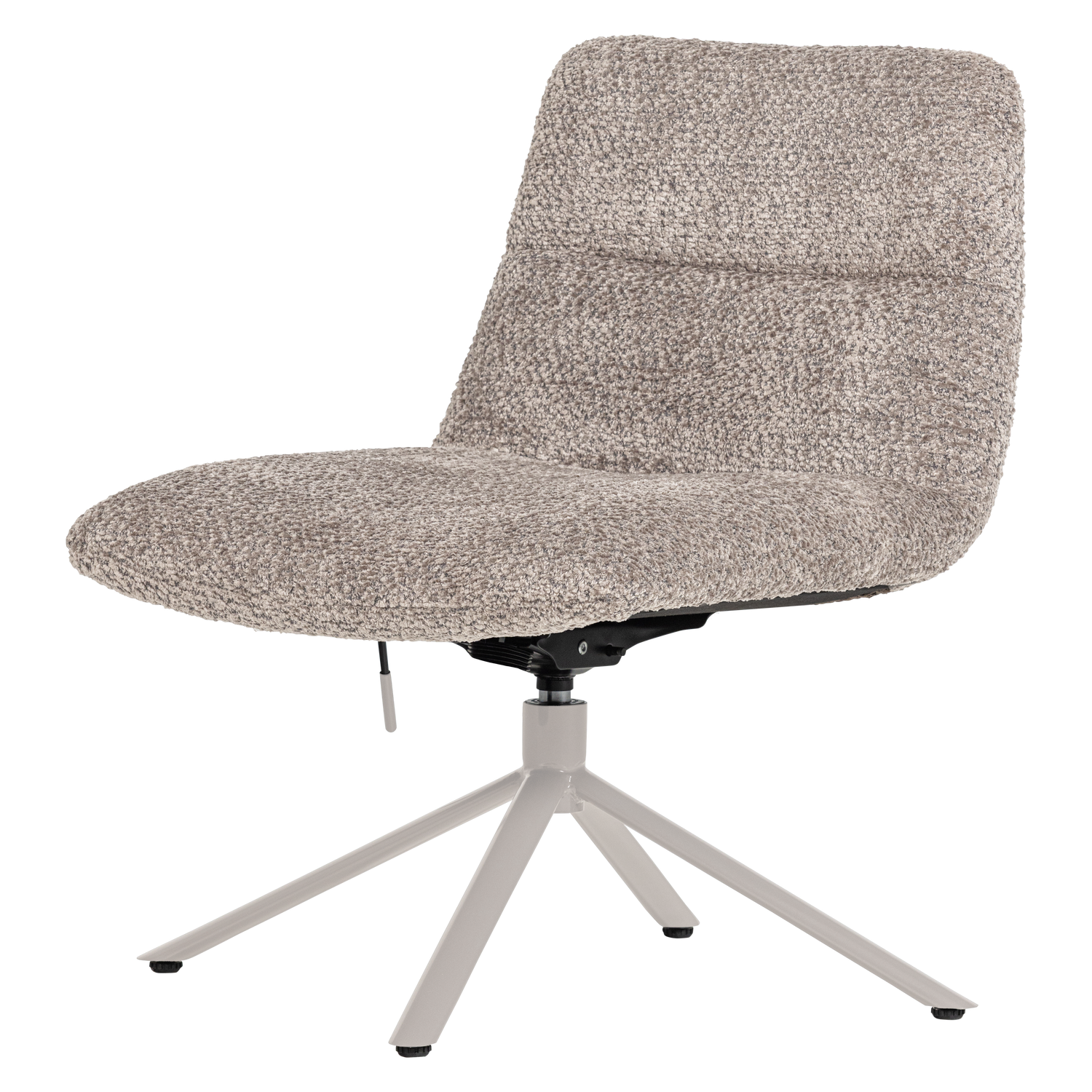 woood søren justerbar snurrstol ull grå