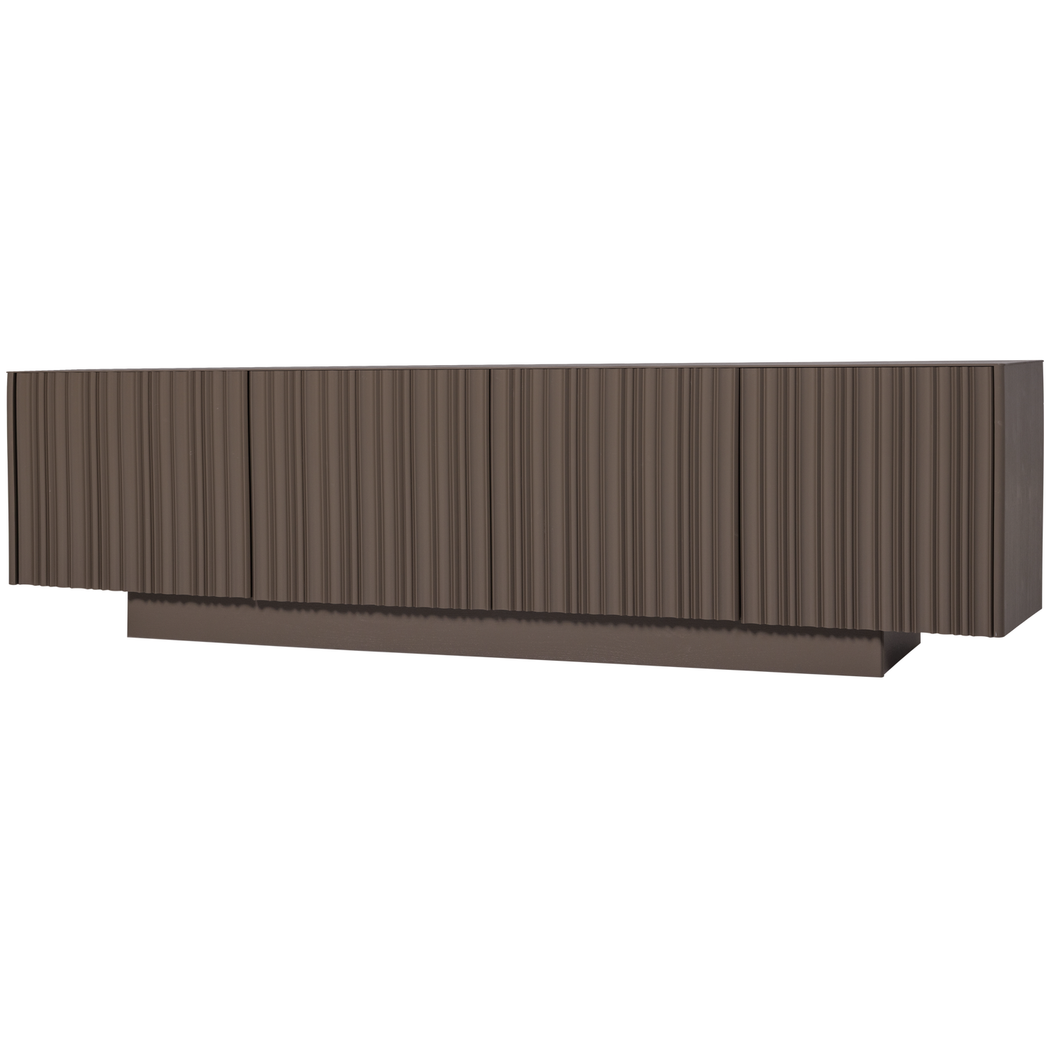 WOOOD Nova TV-møbel 200 cm fyrtræ trøffelbrun [Fsc]