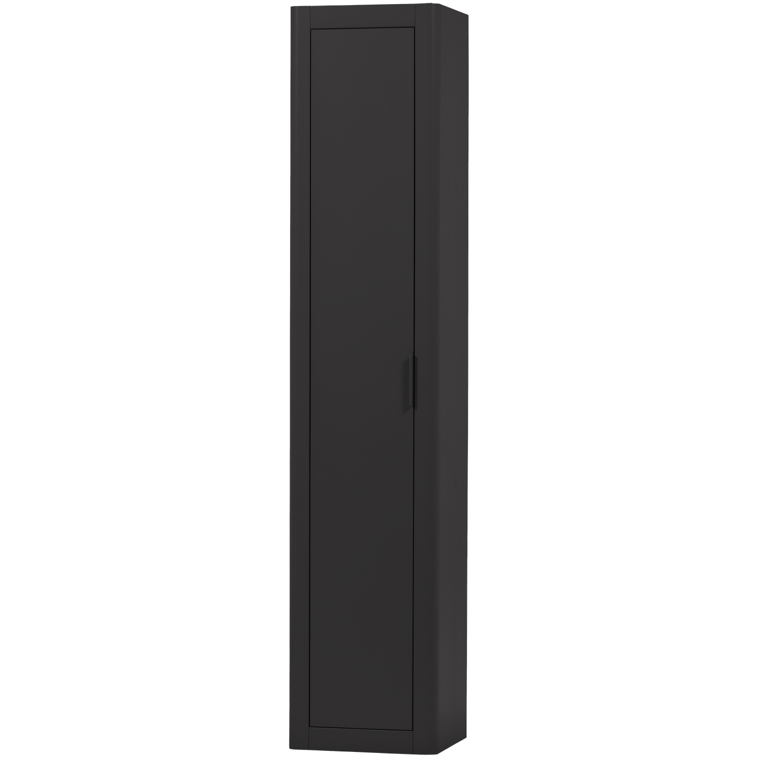 WOOOD Gunnar Lille Højskab Fyrretræ Mat Sort [Fsc]