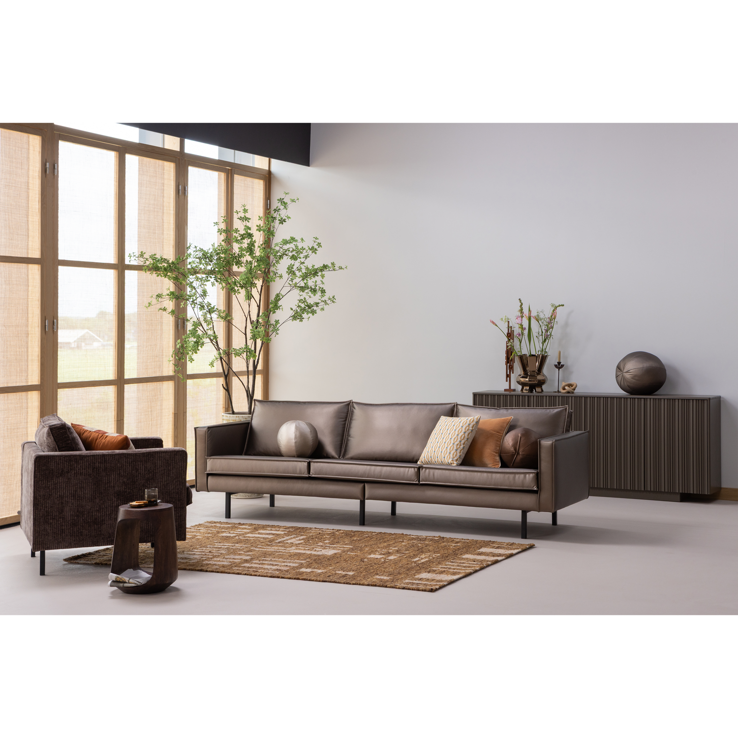 WOOOD Bayo sidebord, rund, produktbillede 5 af 5, Sideborde hos HomeNordic