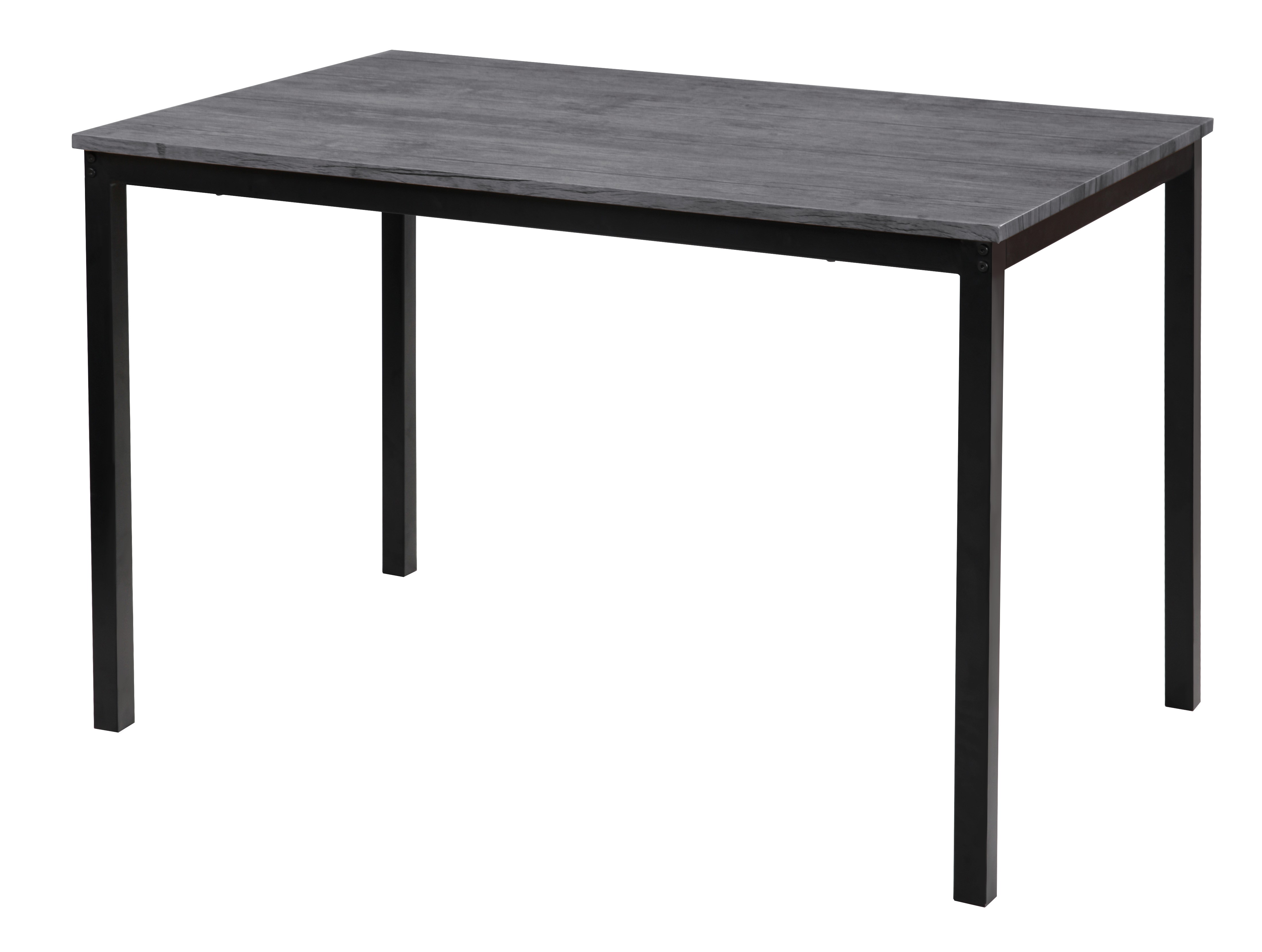 NORDLYS Newport matbord, rektangulärt - grått trä och metall
