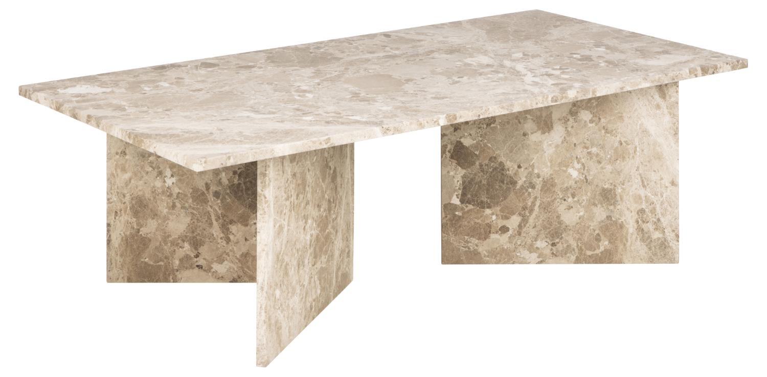 ACT NORDIC Vega soffbord, rektangulärt - brun marmor