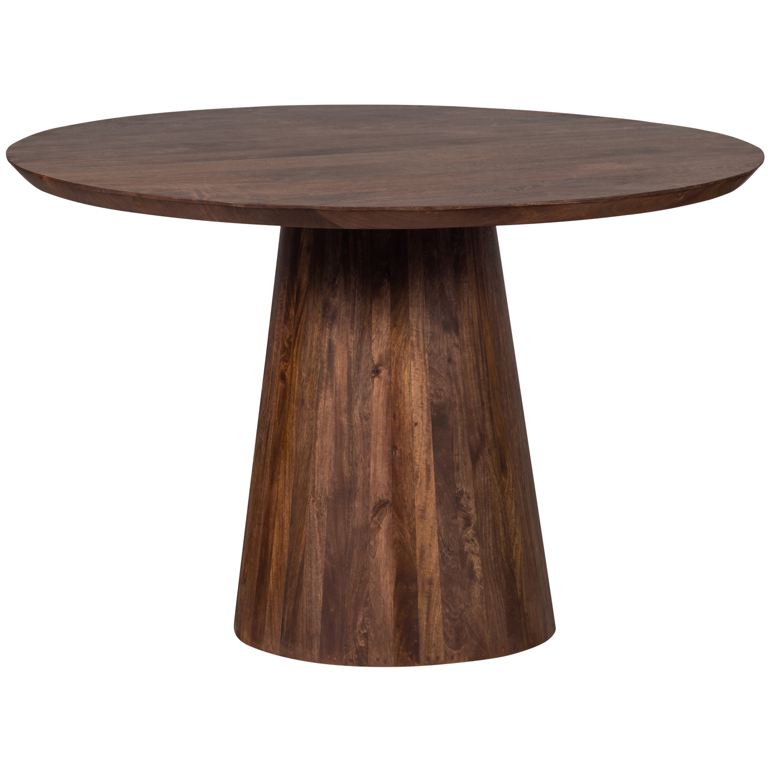 woood limit matbord rundt mangoträ valn&oumlt &oslash130cm