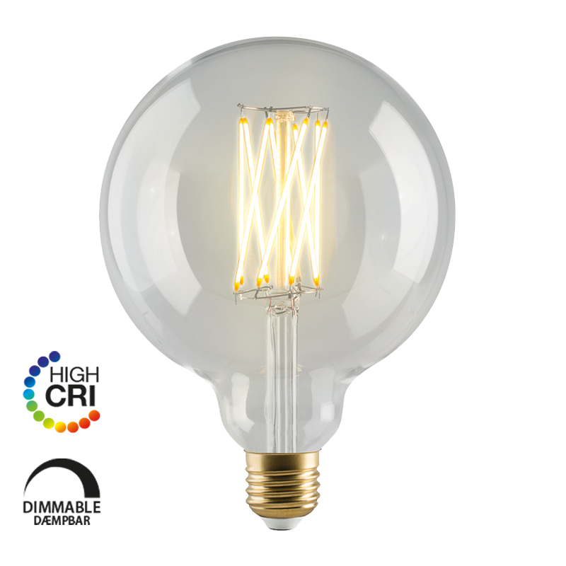 LED pære Vintage G125 Cylinder, Pærer hos HomeNordic