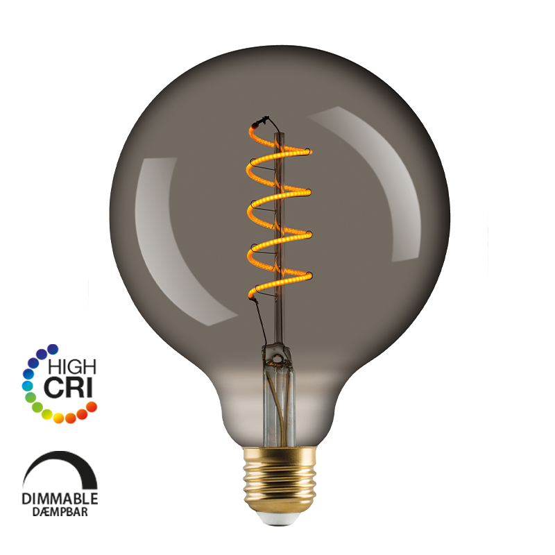 LED pære Vintage G125 Spiral, Pærer hos HomeNordic