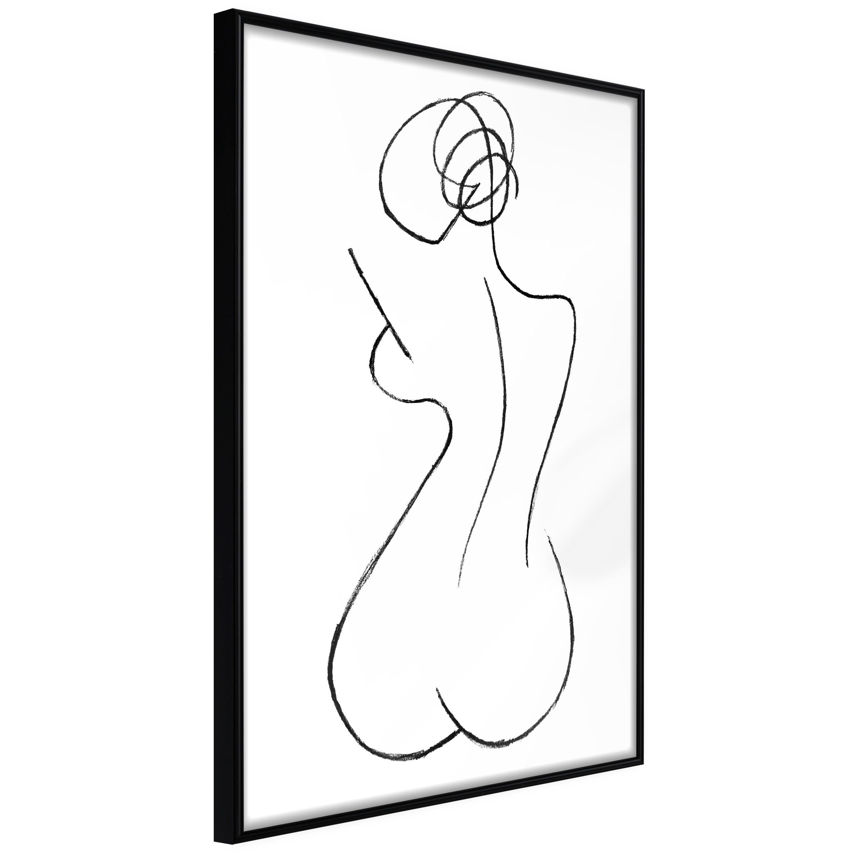 ARTGEIST Plakat med ramme - Hourglass Sort 20x30