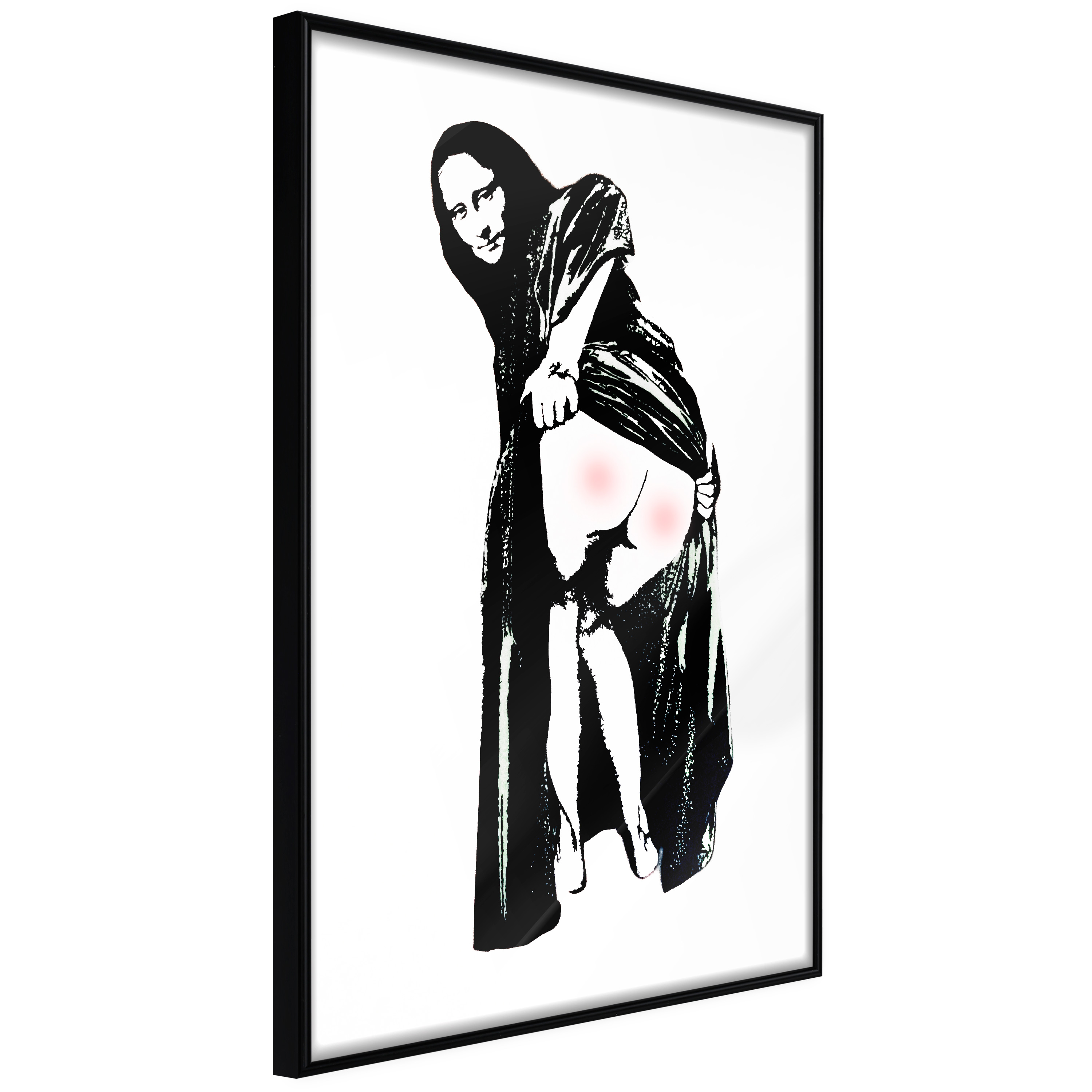 ARTGEIST Plakat med ramme - Moona Lisa Sort 40x60