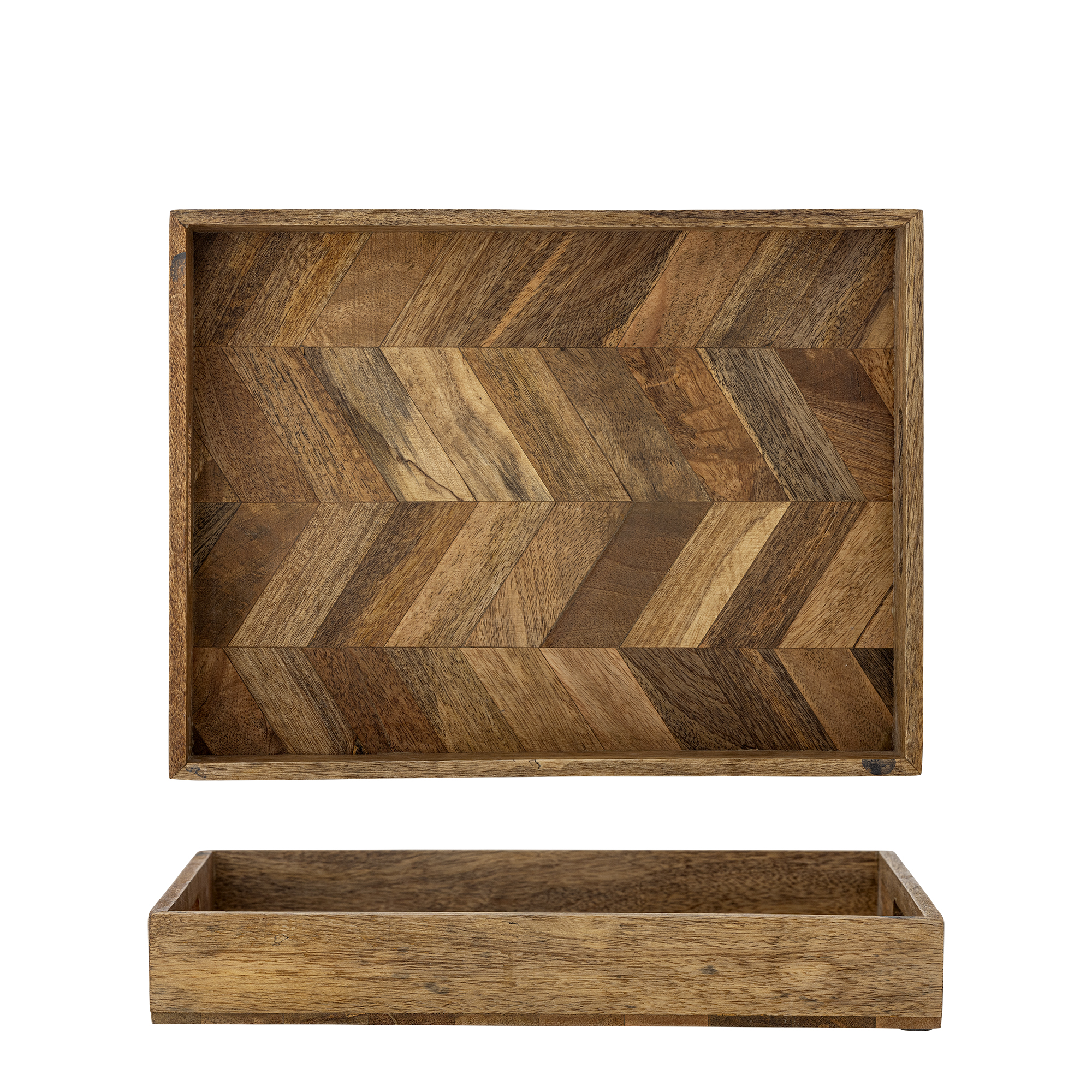 BLOOMINGVILLE Katalyn Serveringsbakke, Natur, FSC 100% Mango