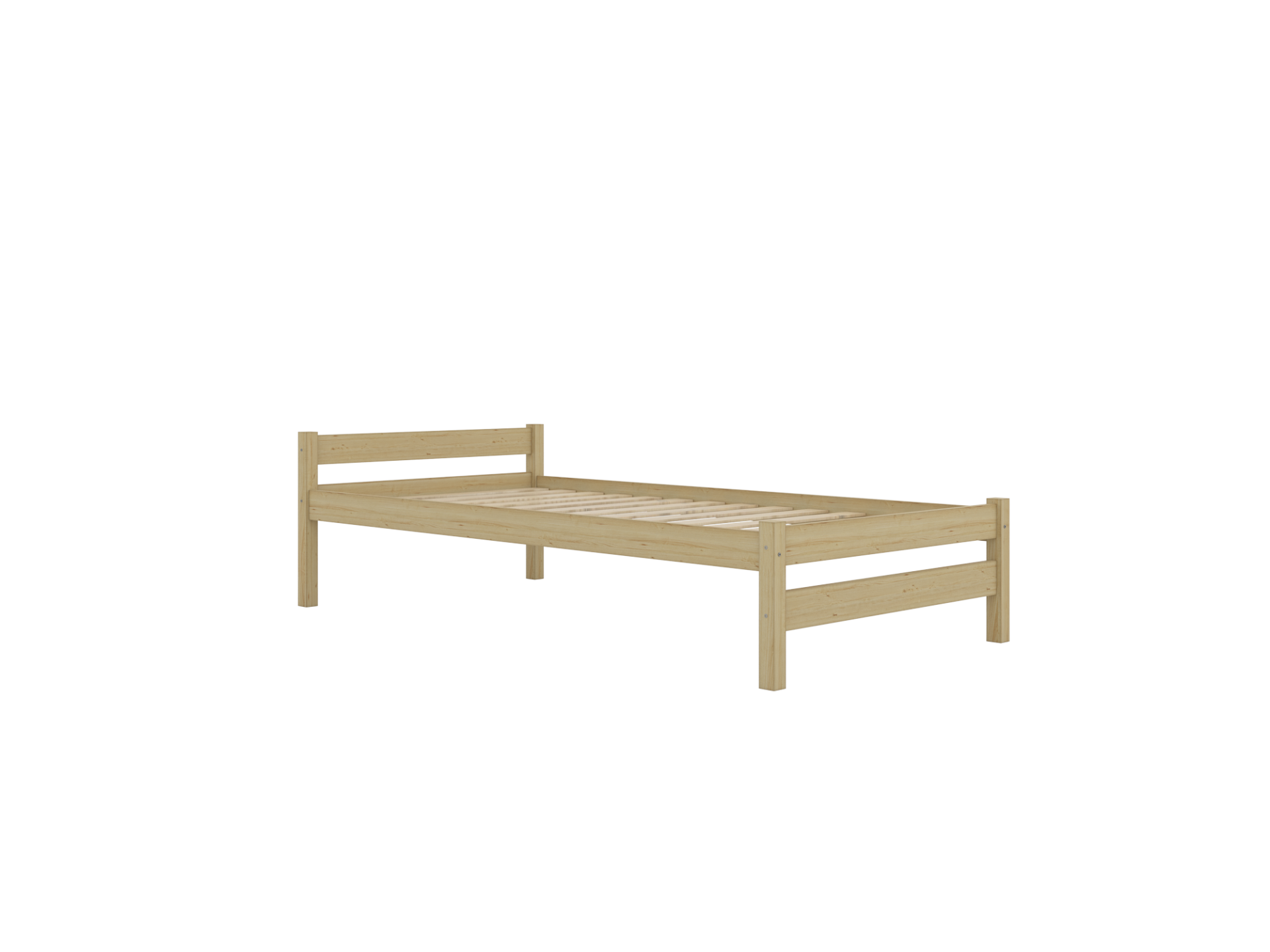 KOCOT KIDS Aleks børneseng, m. lamelbund, u. madras - natur fyrretræ (200/90)