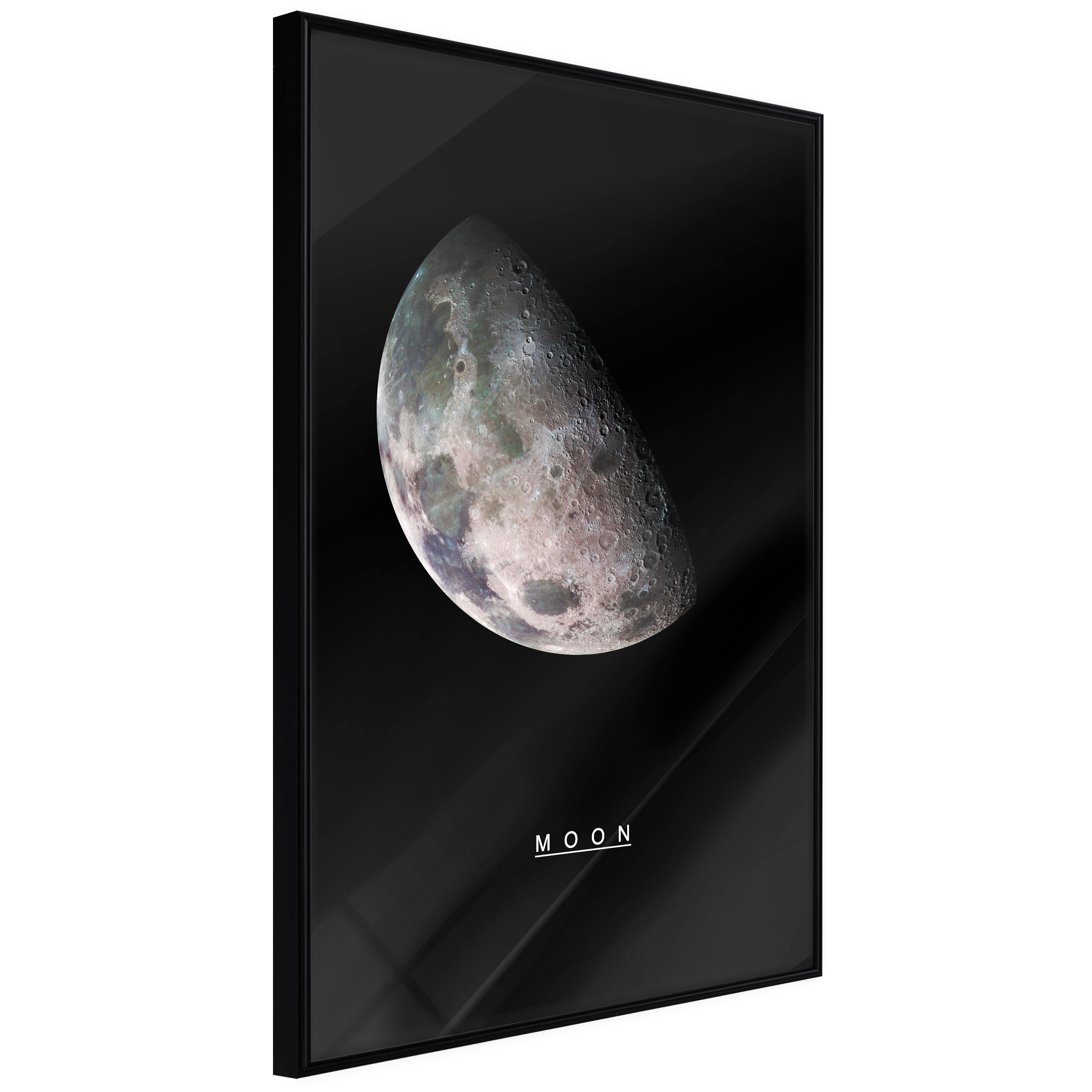 ARTGEIST Plakat med ramme - The Solar System: Moon Sort 30x45