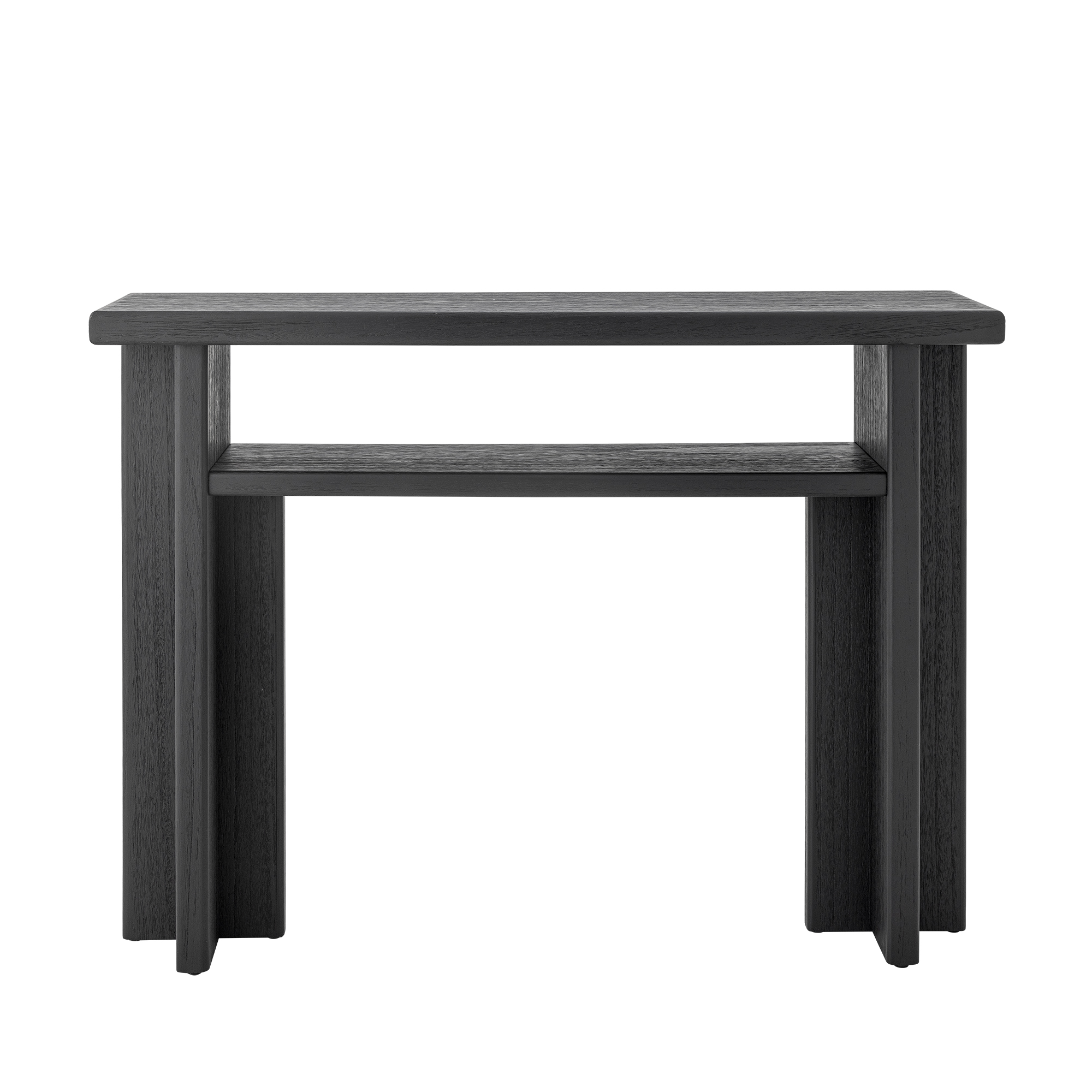 bloomingville cupa konsolbord, svart, furu