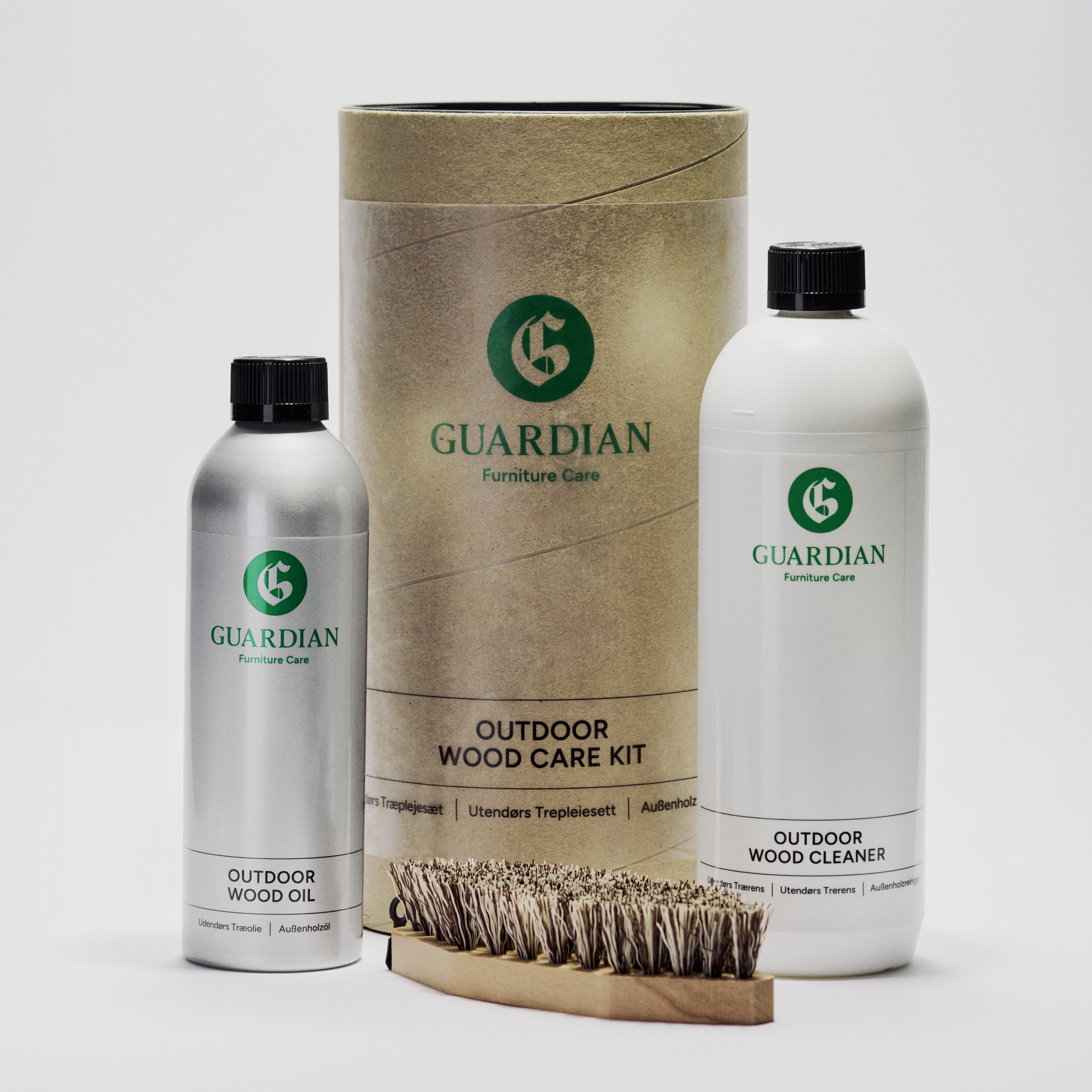 GUARDIAN plejesæt - komplet vedligeholdelse af havemøbler i træ