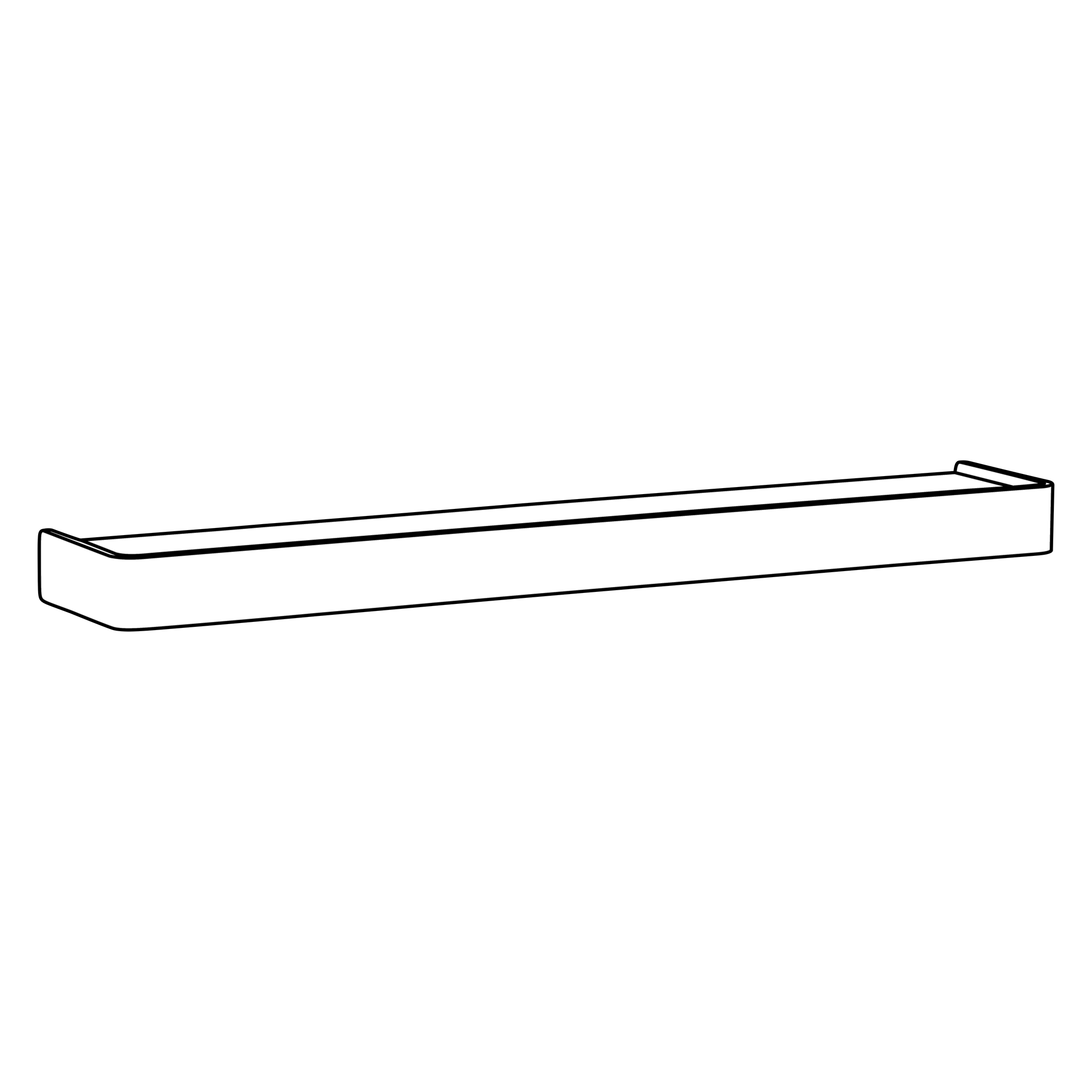 DAN-FORM PROTOPIA Hylla Svartbetsad askfaner