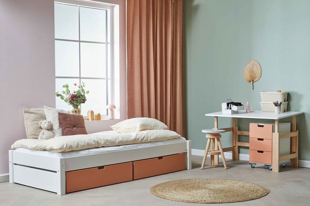 Manis-HÂ Ull Enkeltseng med skuffer - 160 cmÂ -Â 90x160