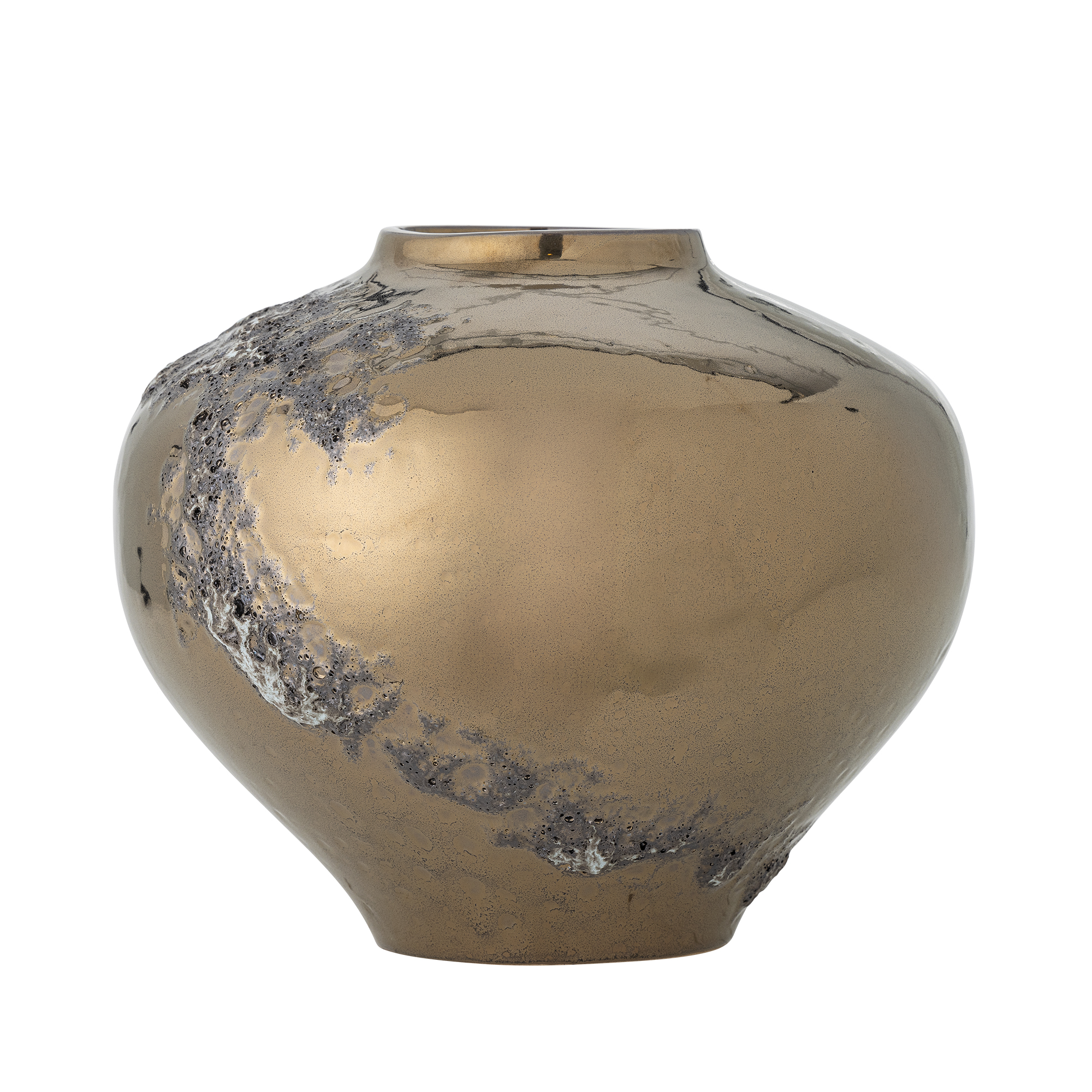 BLOOMINGVILLE Ellison vase - bronze stentøj (D26xH21)