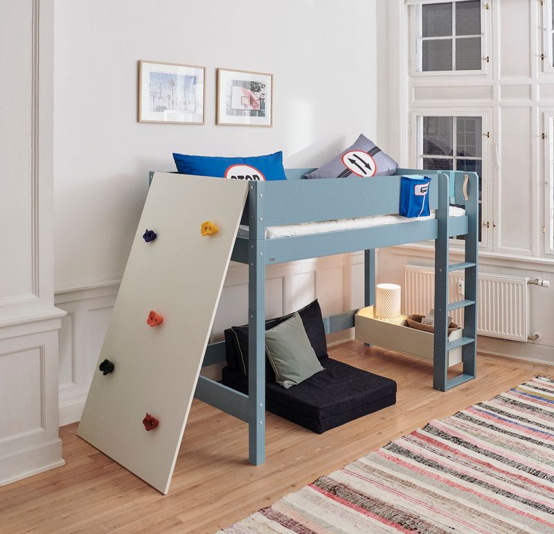 Manis-H Ask Højseng med classic sengehest - 160 cm - 90x160