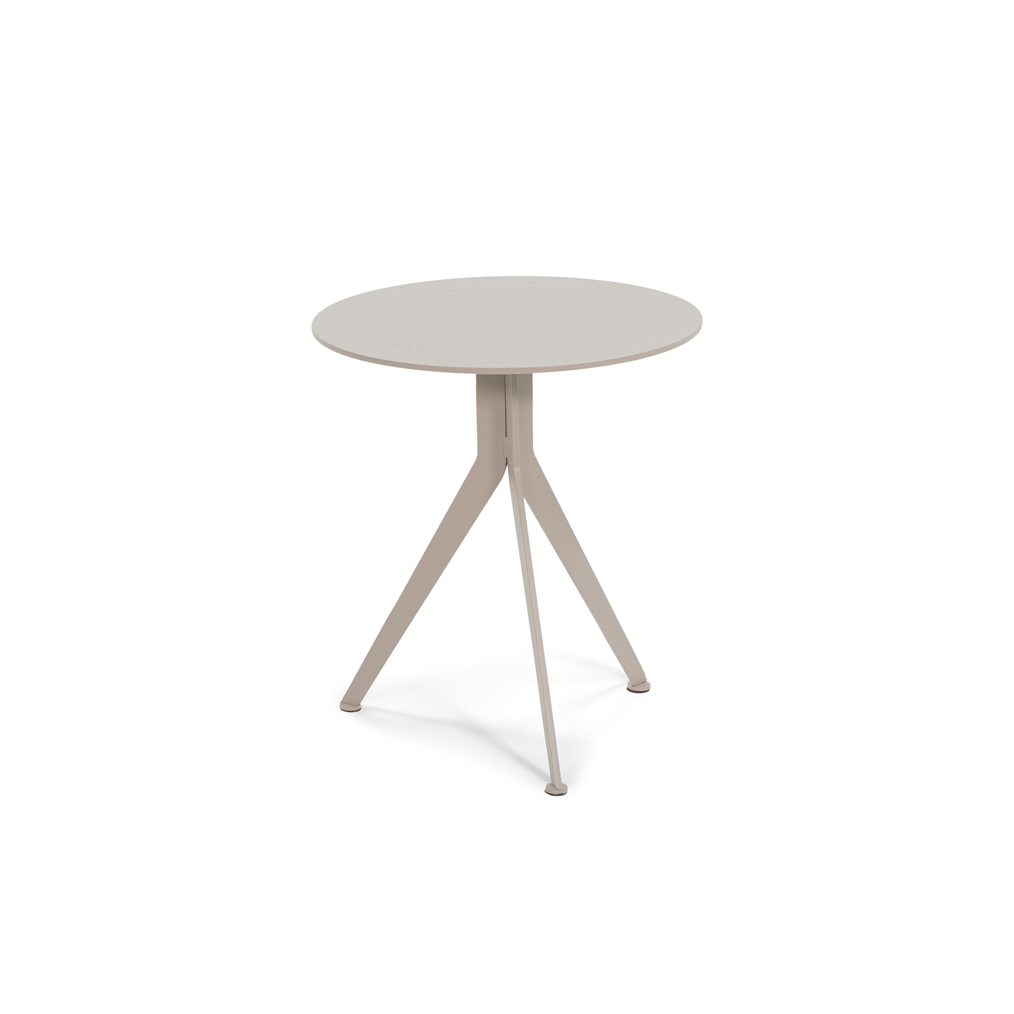 Udendørs sidebord Spinder Design Daley Ø38ÃH38 cm stål taupe