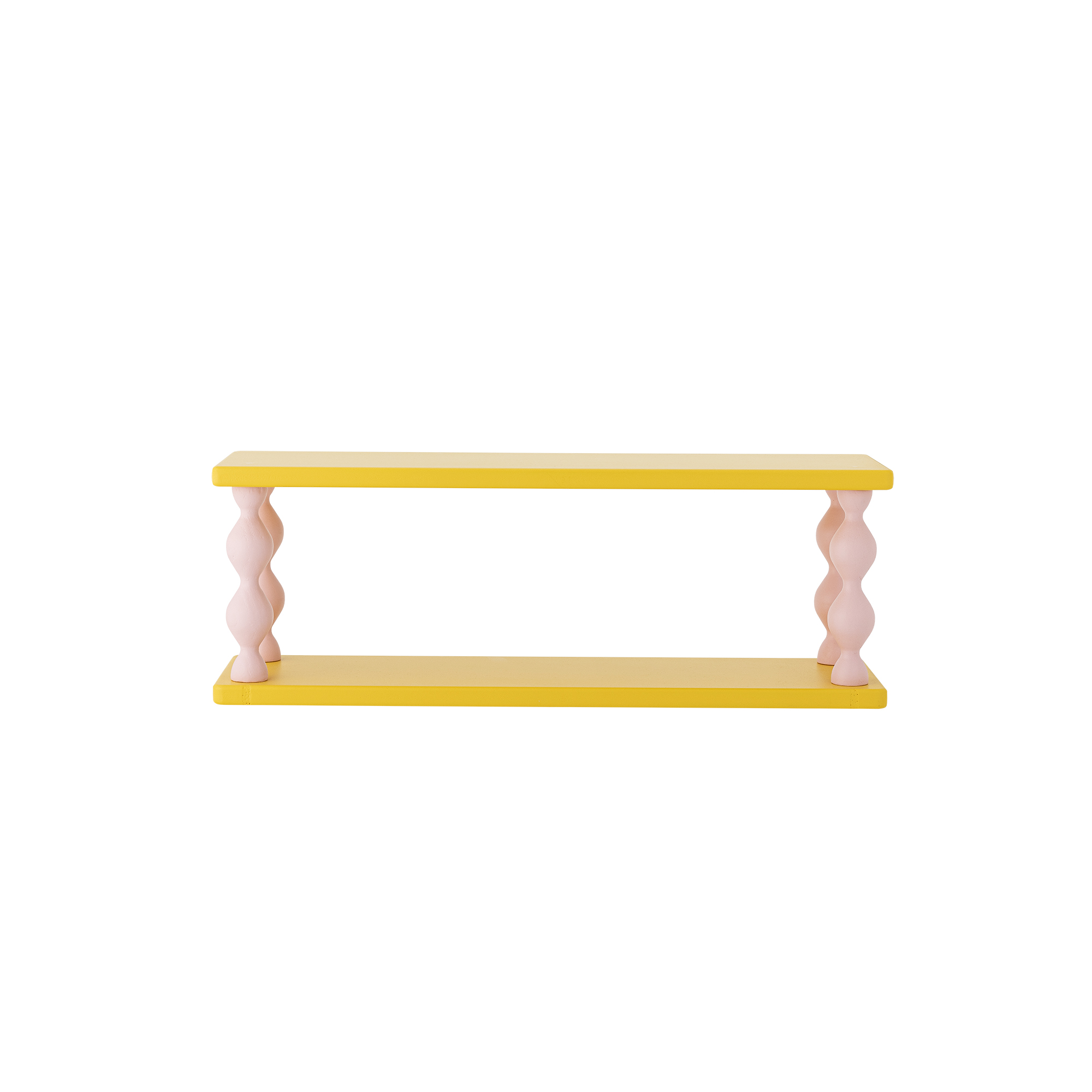 BLOOMINGVILLE MINI Bibiola-hylla, gul, MDF (L60xH21,5xB17 cm)