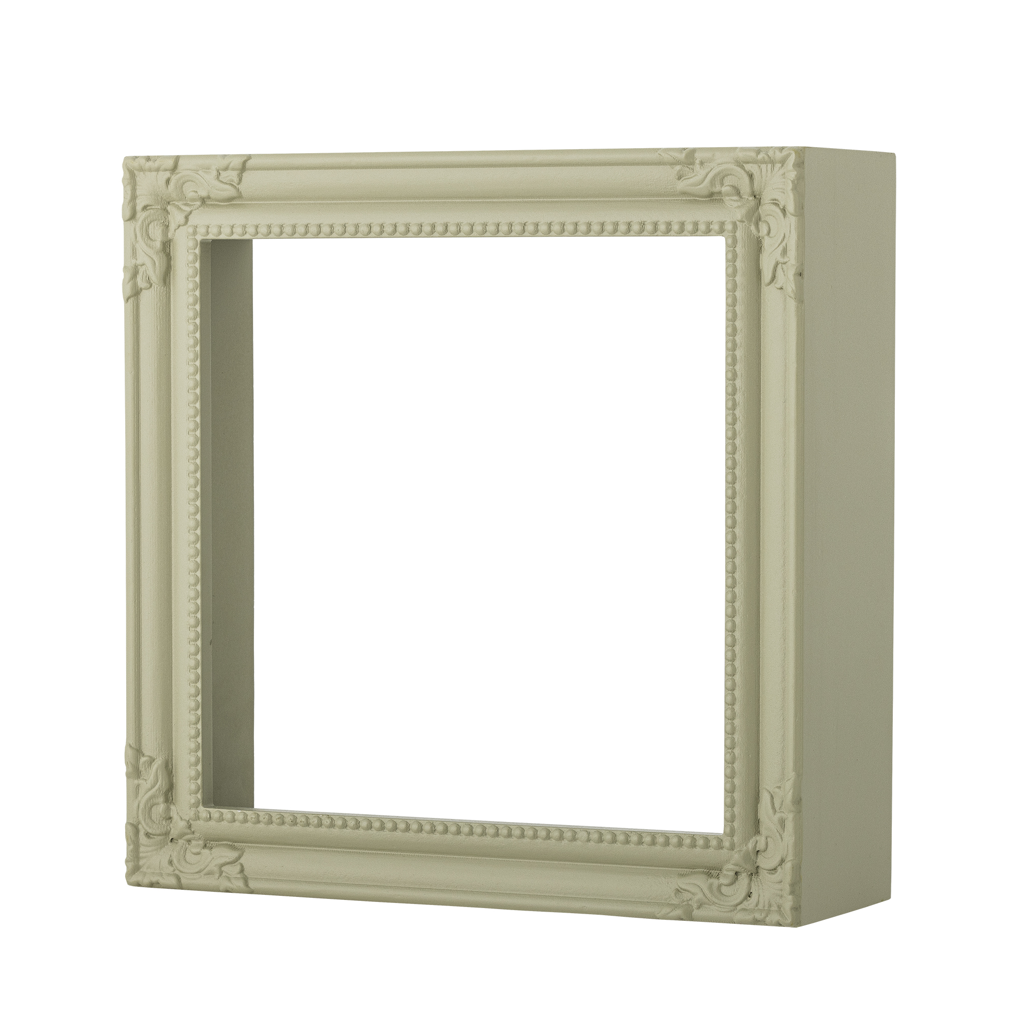 CREATIVE COLLECTION Larna hylla, grön, MDF (L35xH35xB12 cm)
